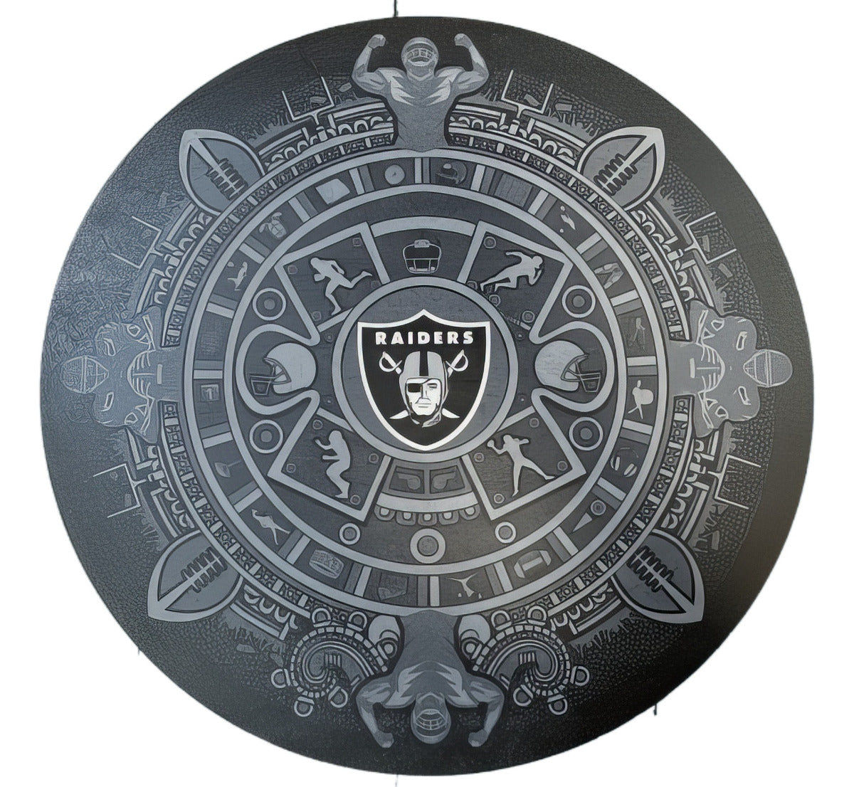 Letrero Team Maya Big Fan Creations Las Vegas Raiders