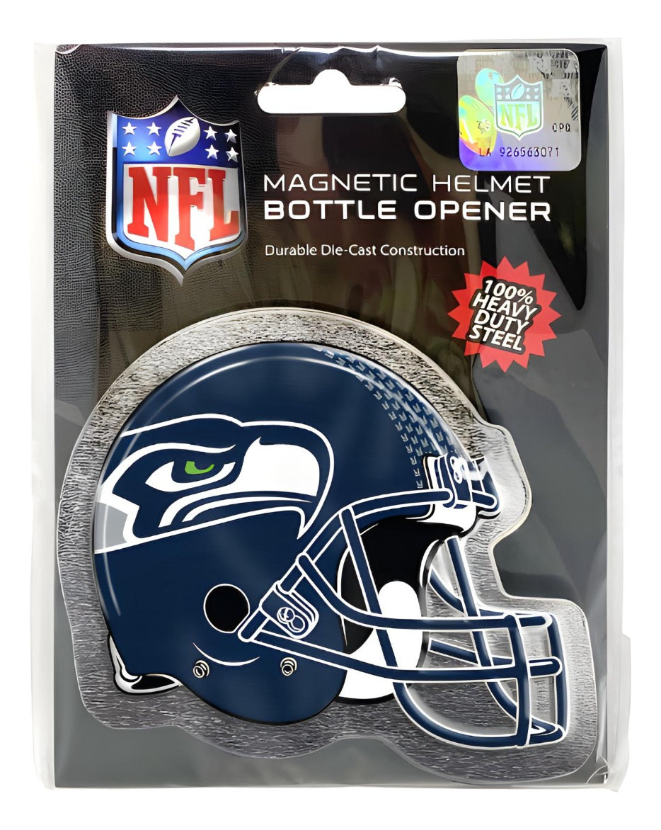 Iman Destapador Casco Bottle Opener Party Animal Seahawks