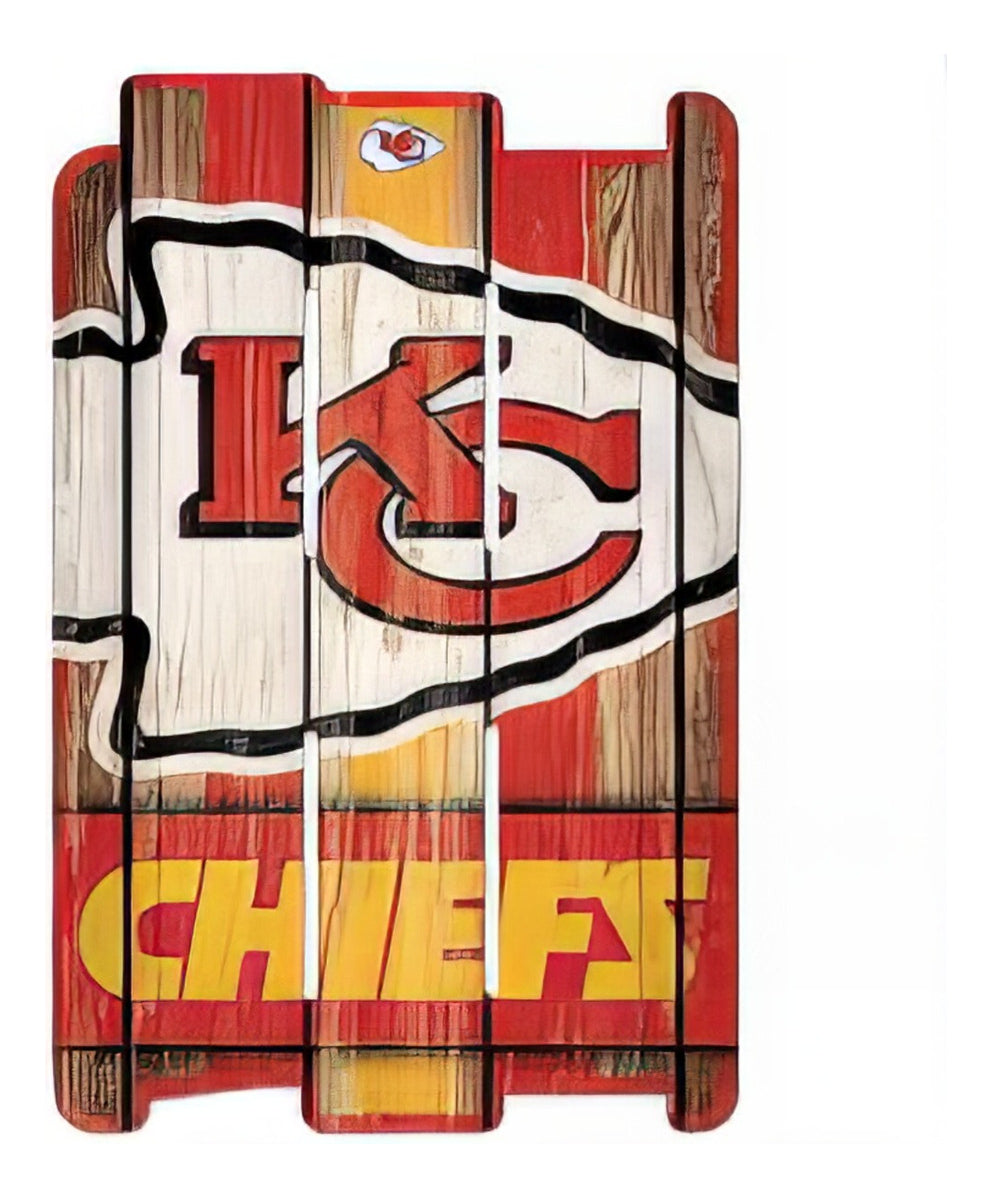 Letrero Plank WinCraft NFL Kansas City Chiefs