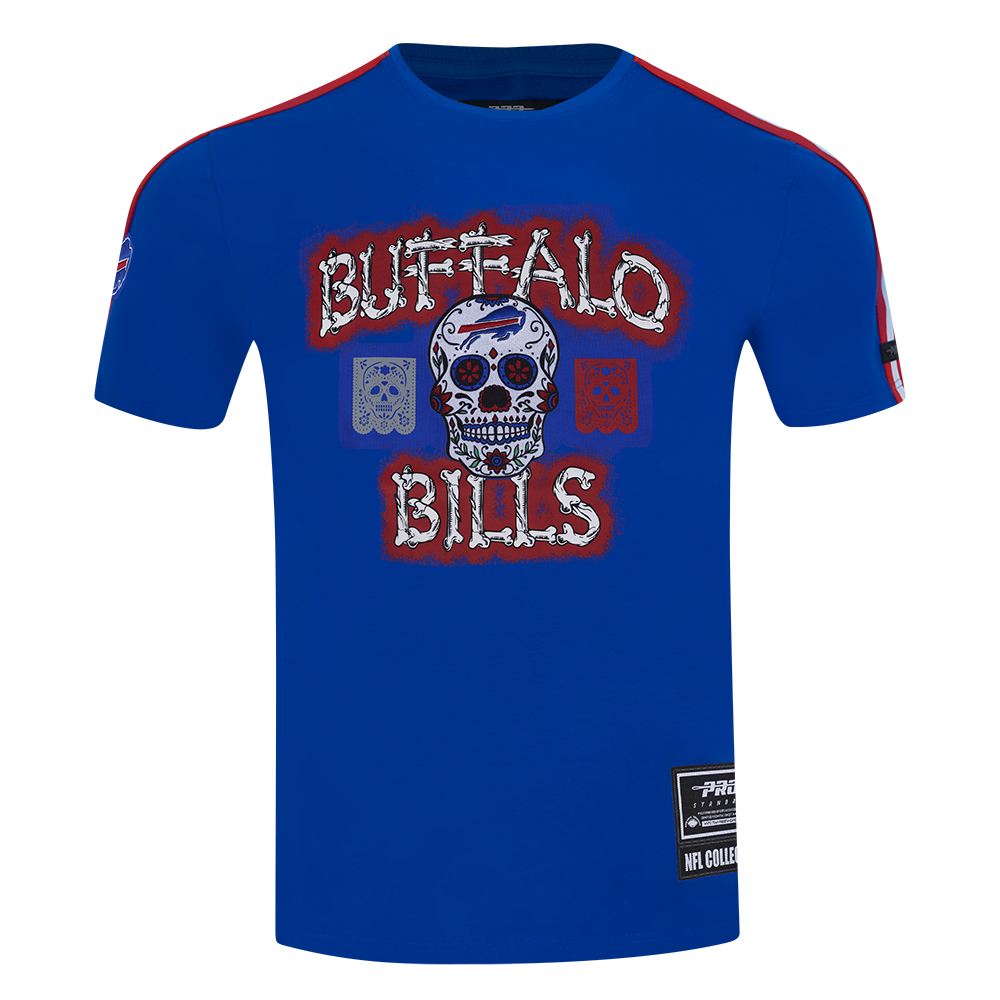 Playera Día De Muertos Pro Standard Bones Buffalo Bills