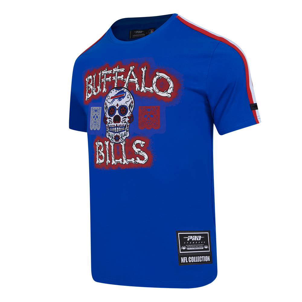 Playera Día De Muertos Pro Standard Bones Buffalo Bills