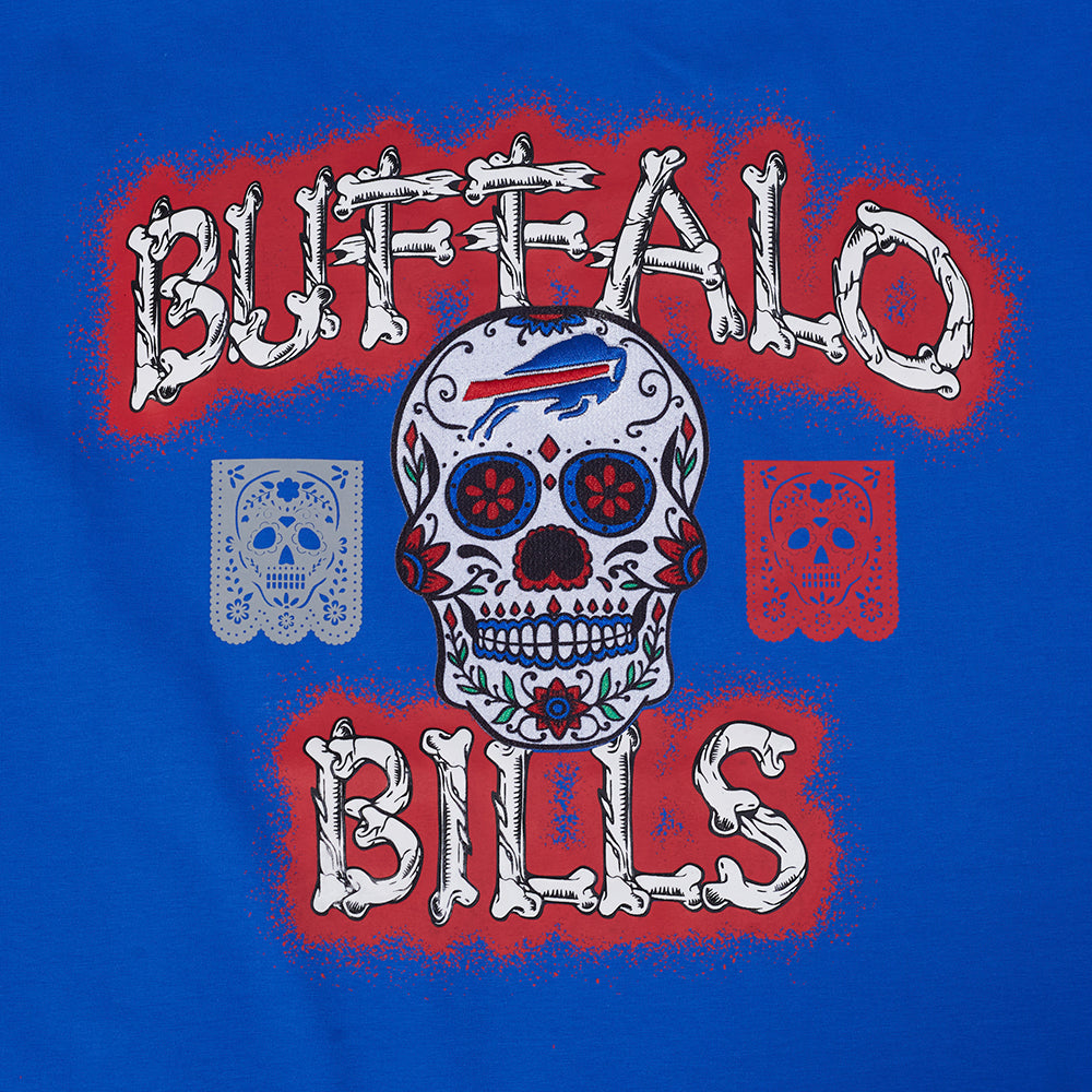 Playera Día De Muertos Pro Standard Bones Buffalo Bills