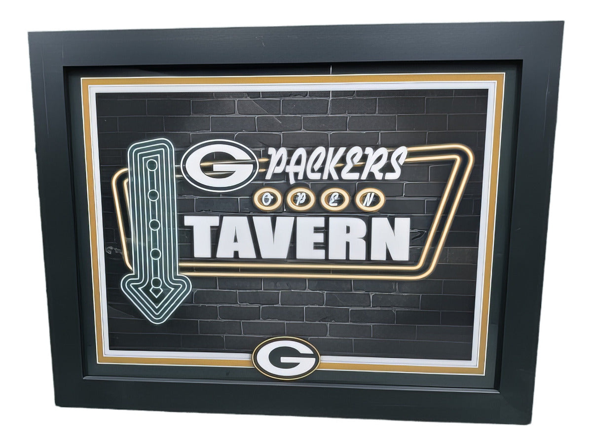 Letrero Neon Tavern Fan Creations Green Bay Packers