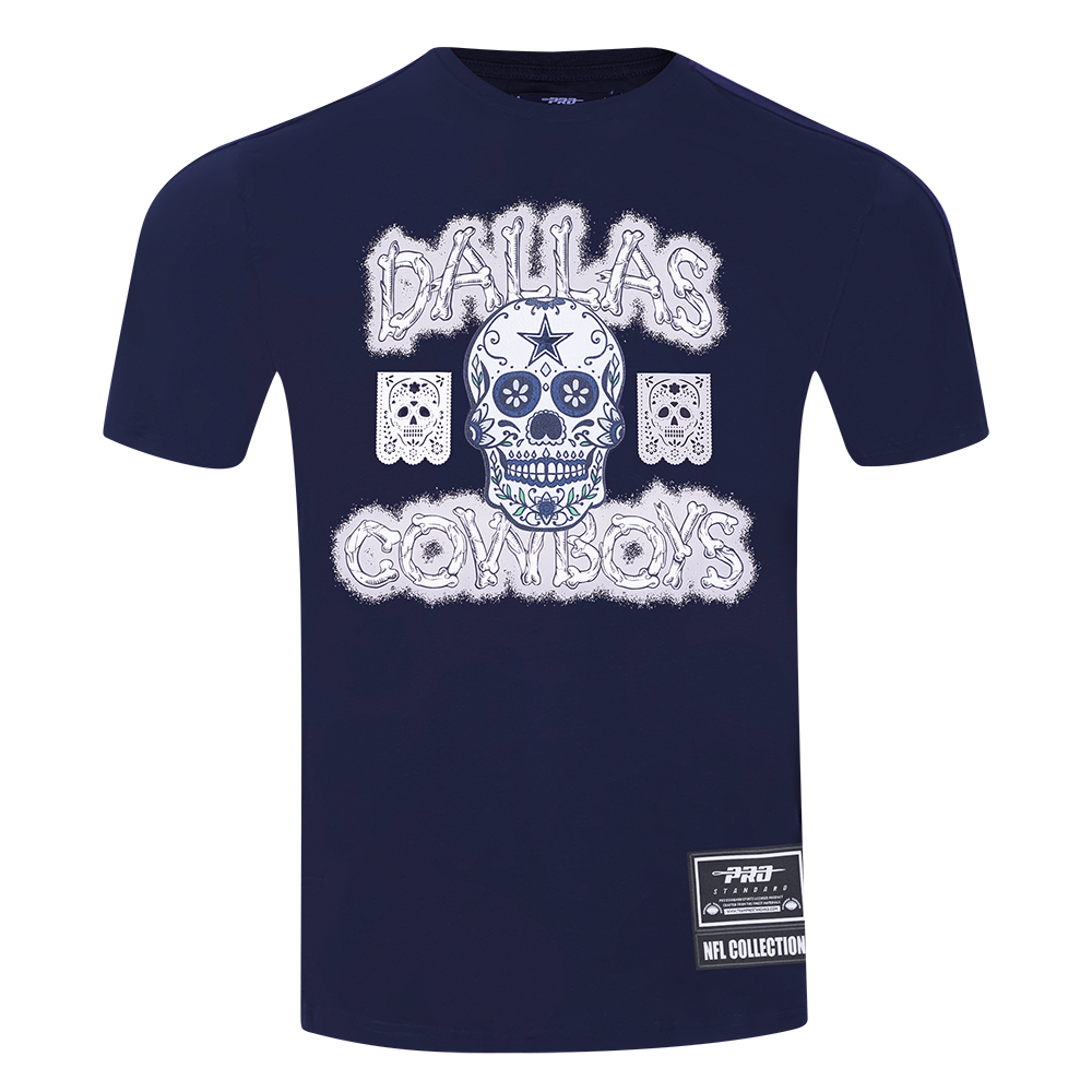 Playera Día De Muertos Pro Standard Bones Dallas Cowboys