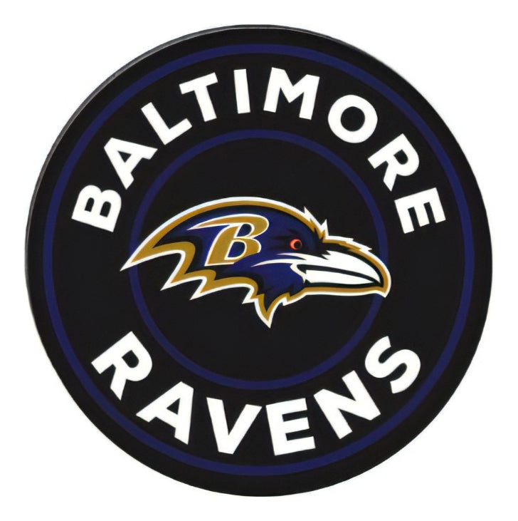 Imán Set Acrylic NFL Ravens WinCraft