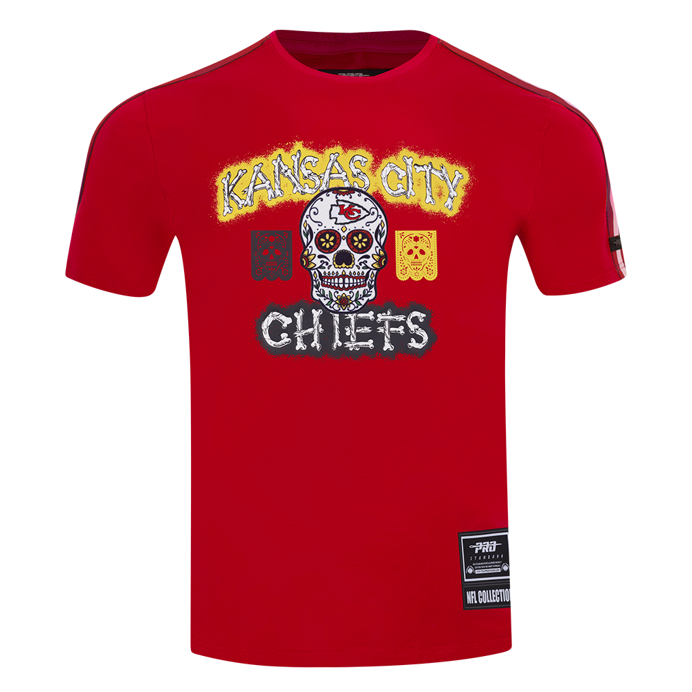 Playera Día De Muertos Pro Standard Bones Kansas City Chiefs