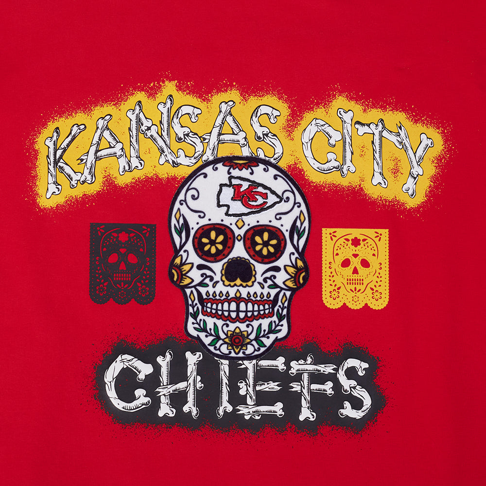 Playera Día De Muertos Pro Standard Bones Kansas City Chiefs