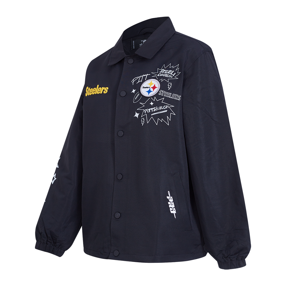 Chamarra Sketchbook Pro Standard NFL Pittsburgh Steelers