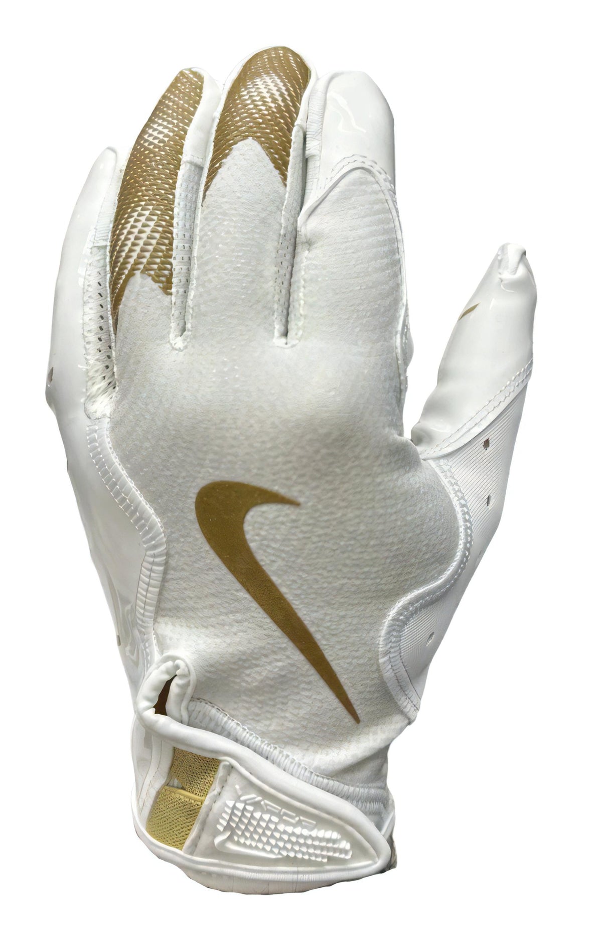 Guante nike vapor jet 8 0 blanco con oro adulto nerias deportes
