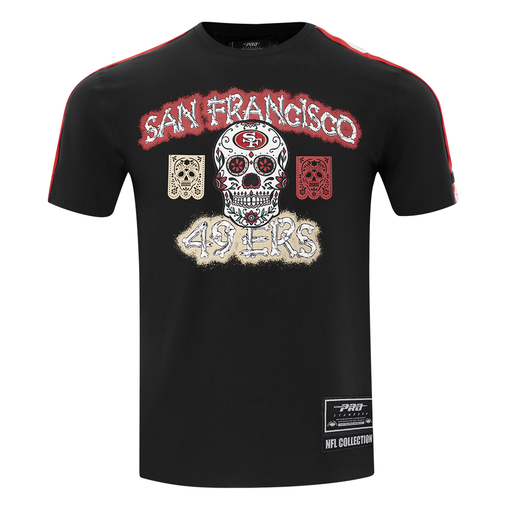Playera Día De Muertos Pro Standard Bones San Francisco 49ers