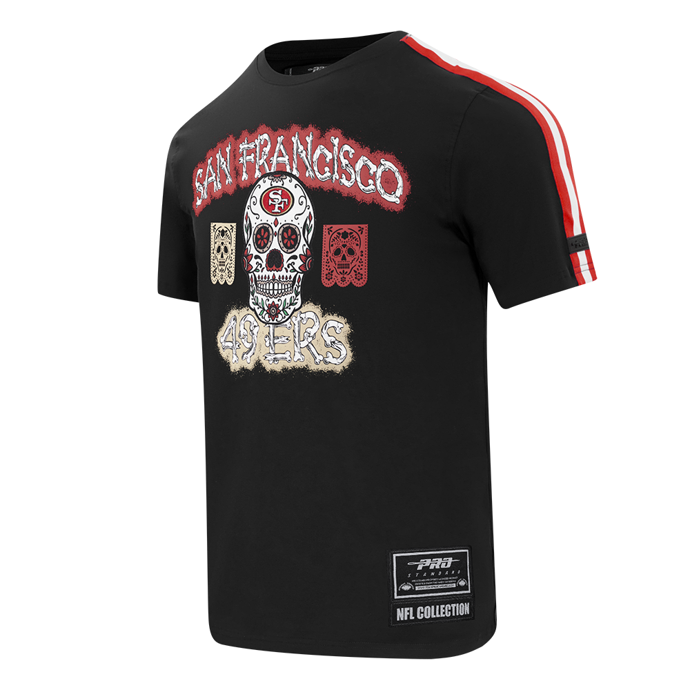 Playera Día De Muertos Pro Standard Bones San Francisco 49ers