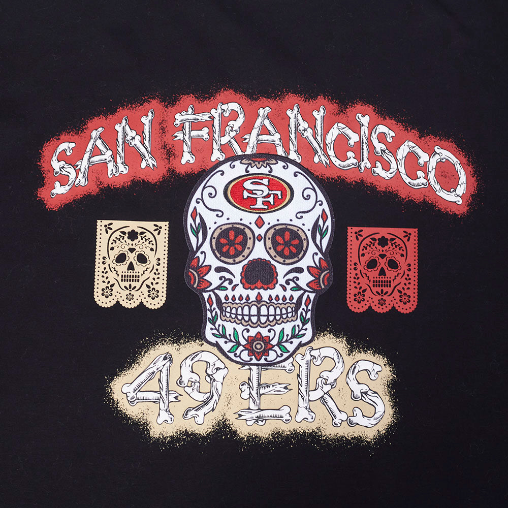 Playera Día De Muertos Pro Standard Bones San Francisco 49ers