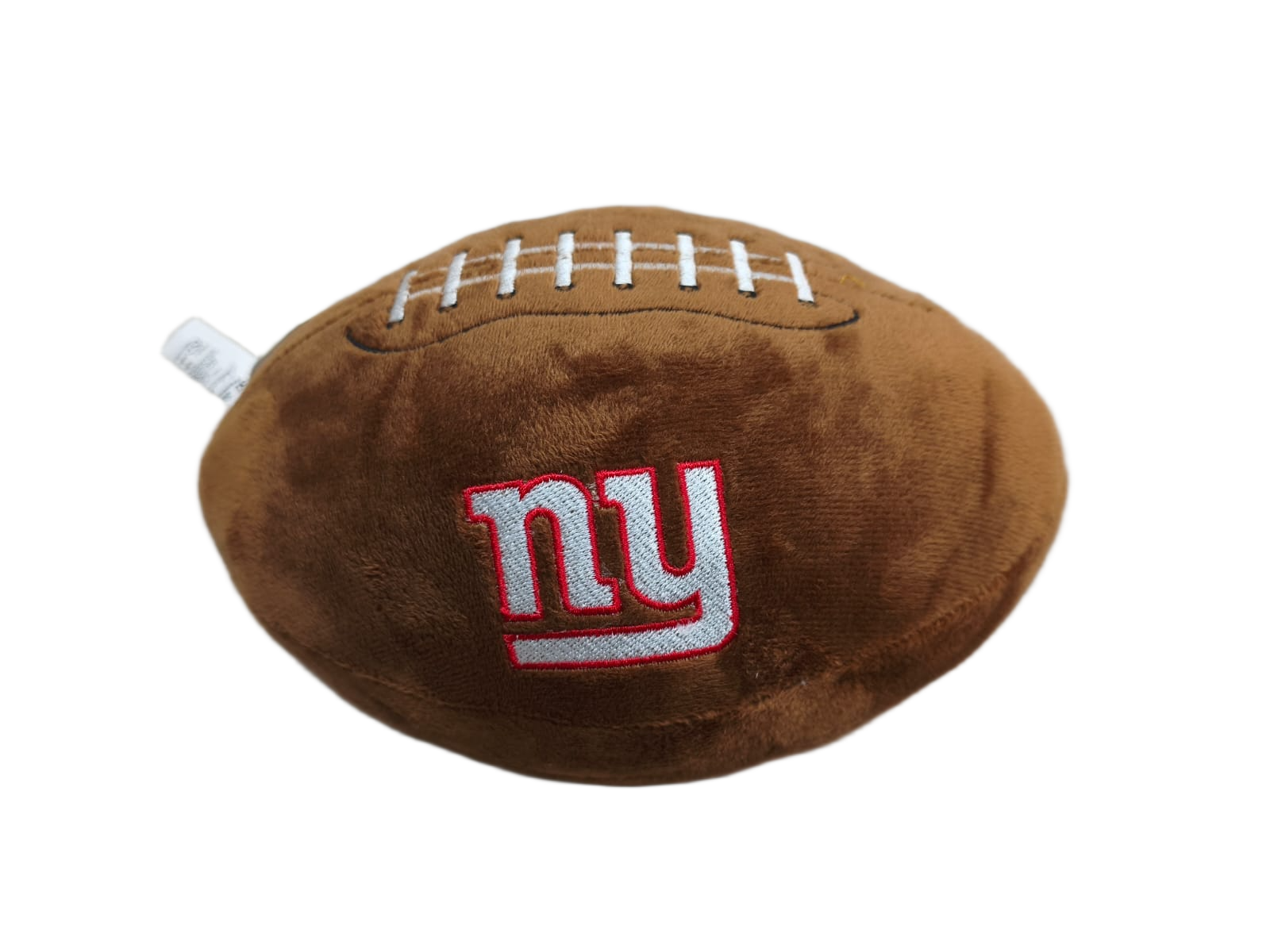 Peluche Balón Felpa Suave 23cm Bordado NFL Giants - NERIAS DEPORTES