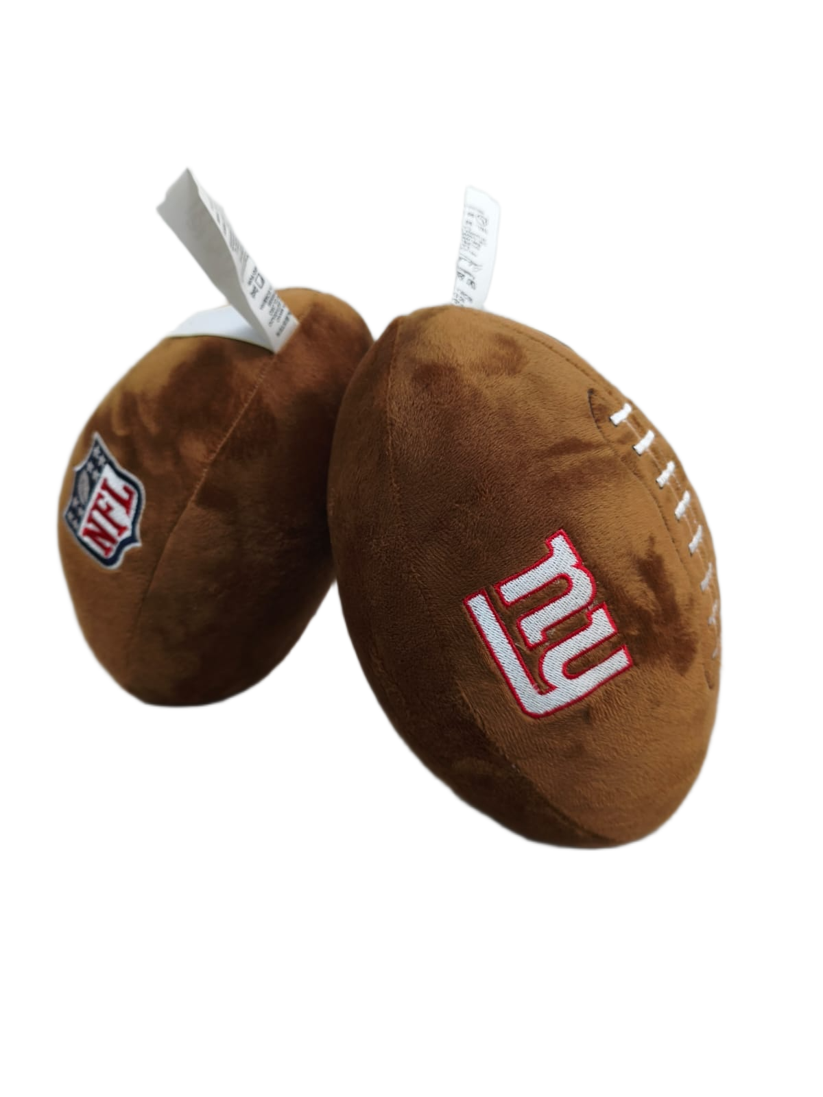 Peluche Balón Felpa Suave 23cm Bordado NFL Giants - NERIAS DEPORTES