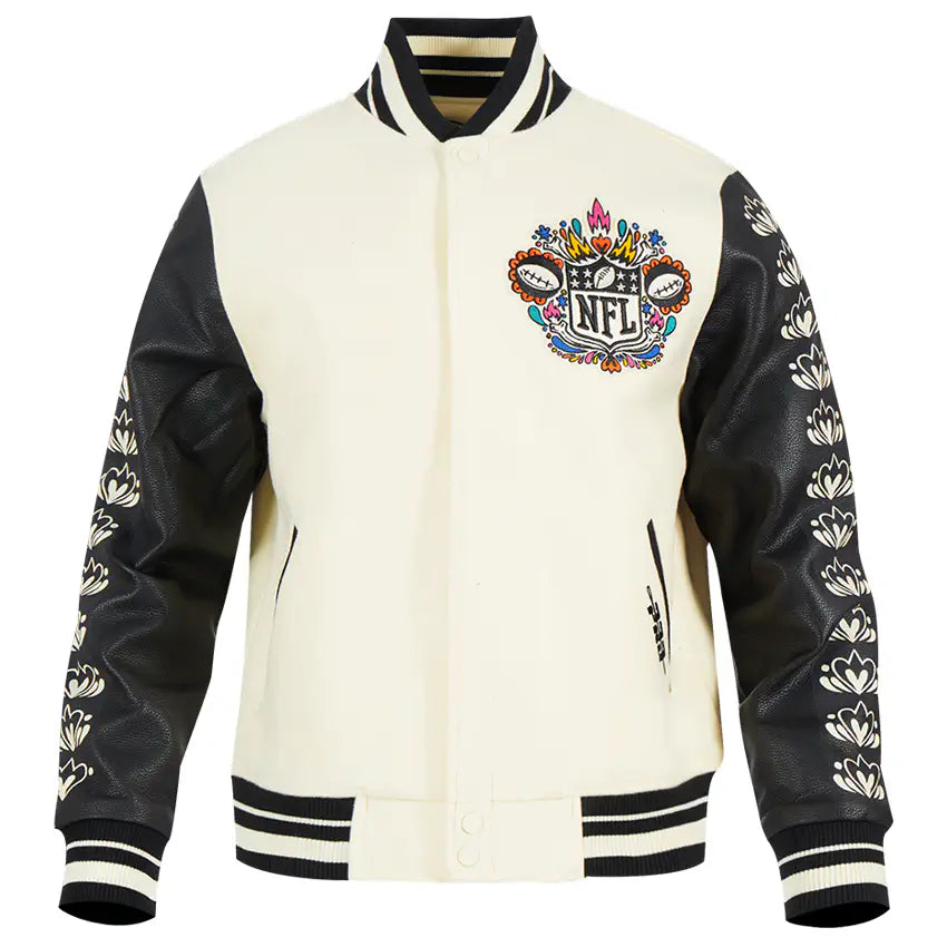 Chamarra Varsity Hasta La Muerte NFL Bordado Pro Standard