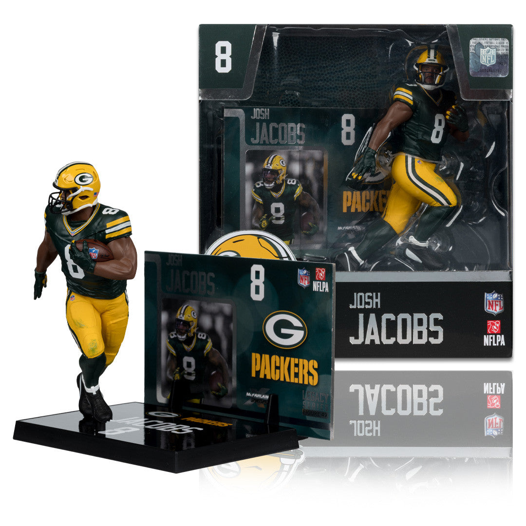 Figura McFarlane Legacy Series NFL Packers Josh Jacobs - NERIAS DEPORTES