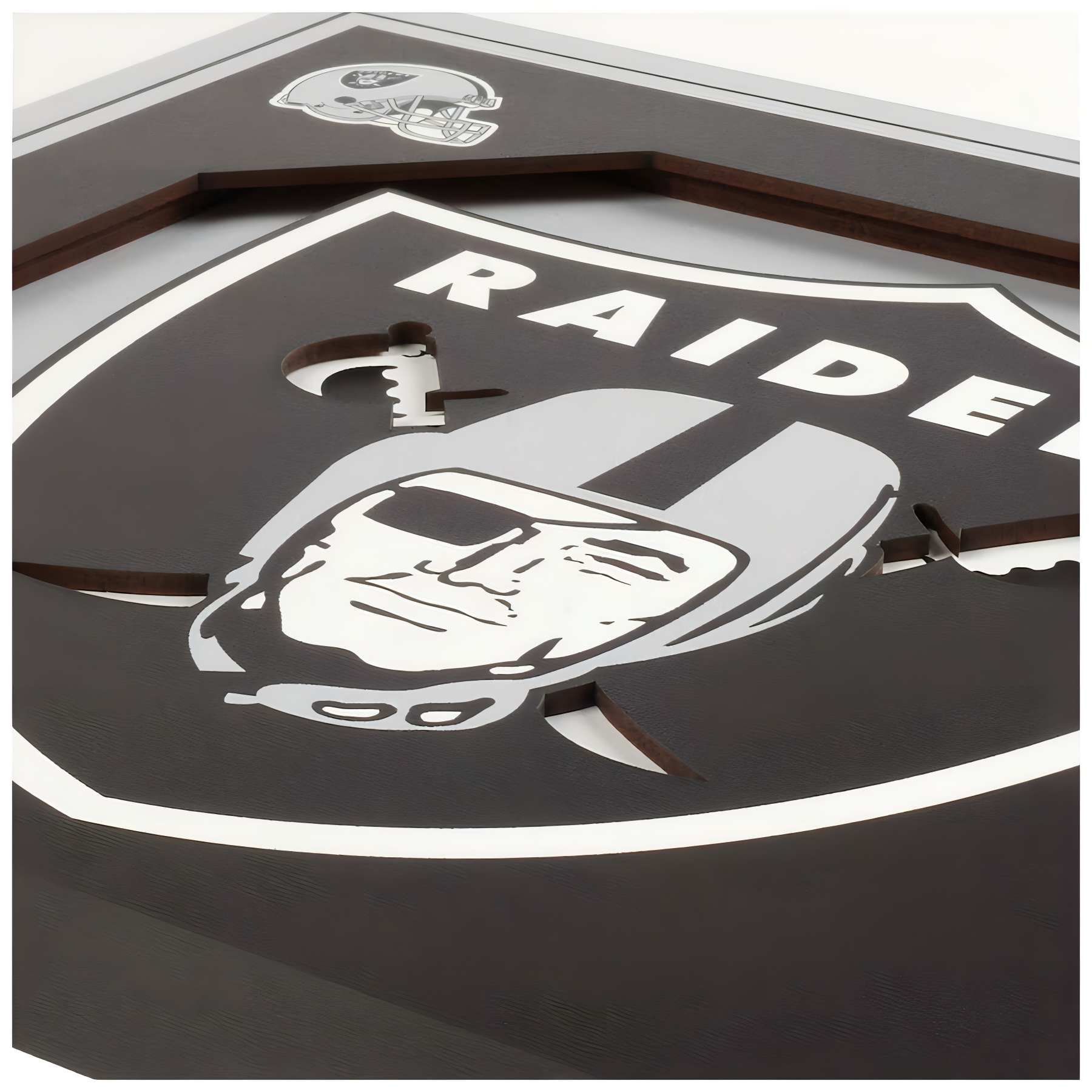 Cuadro NFL You The Fan 3D Logo Raiders