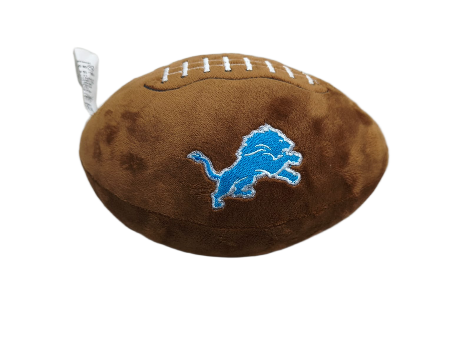 Peluche Balón Felpa Suave 23cm Bordado NFL Lions - NERIAS DEPORTES