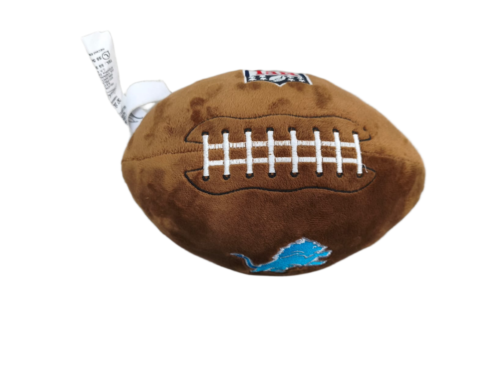 Peluche Balón Felpa Suave 23cm Bordado NFL Lions - NERIAS DEPORTES