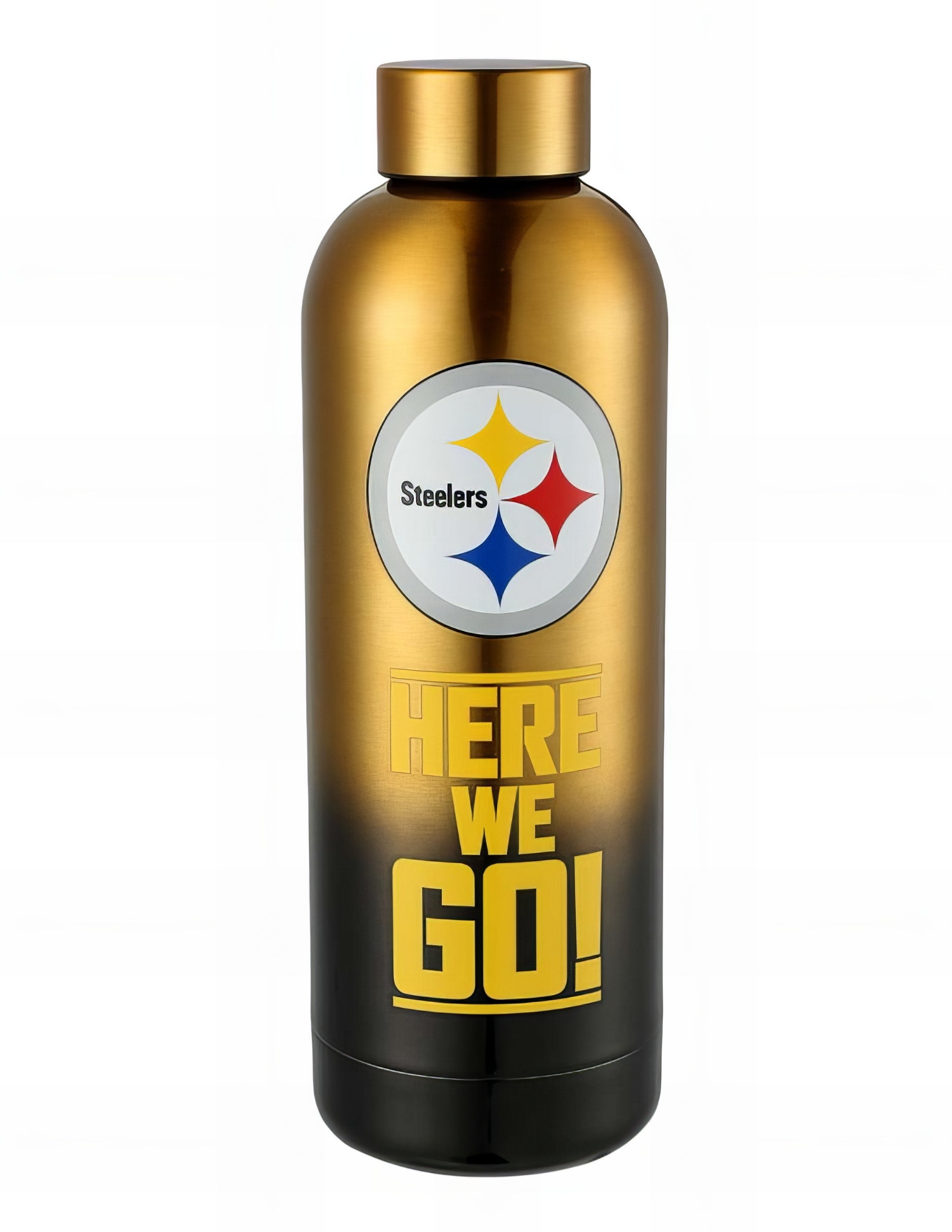 Botella Metalica Metal Bottle 24 16oz/500ml NFL Steelers