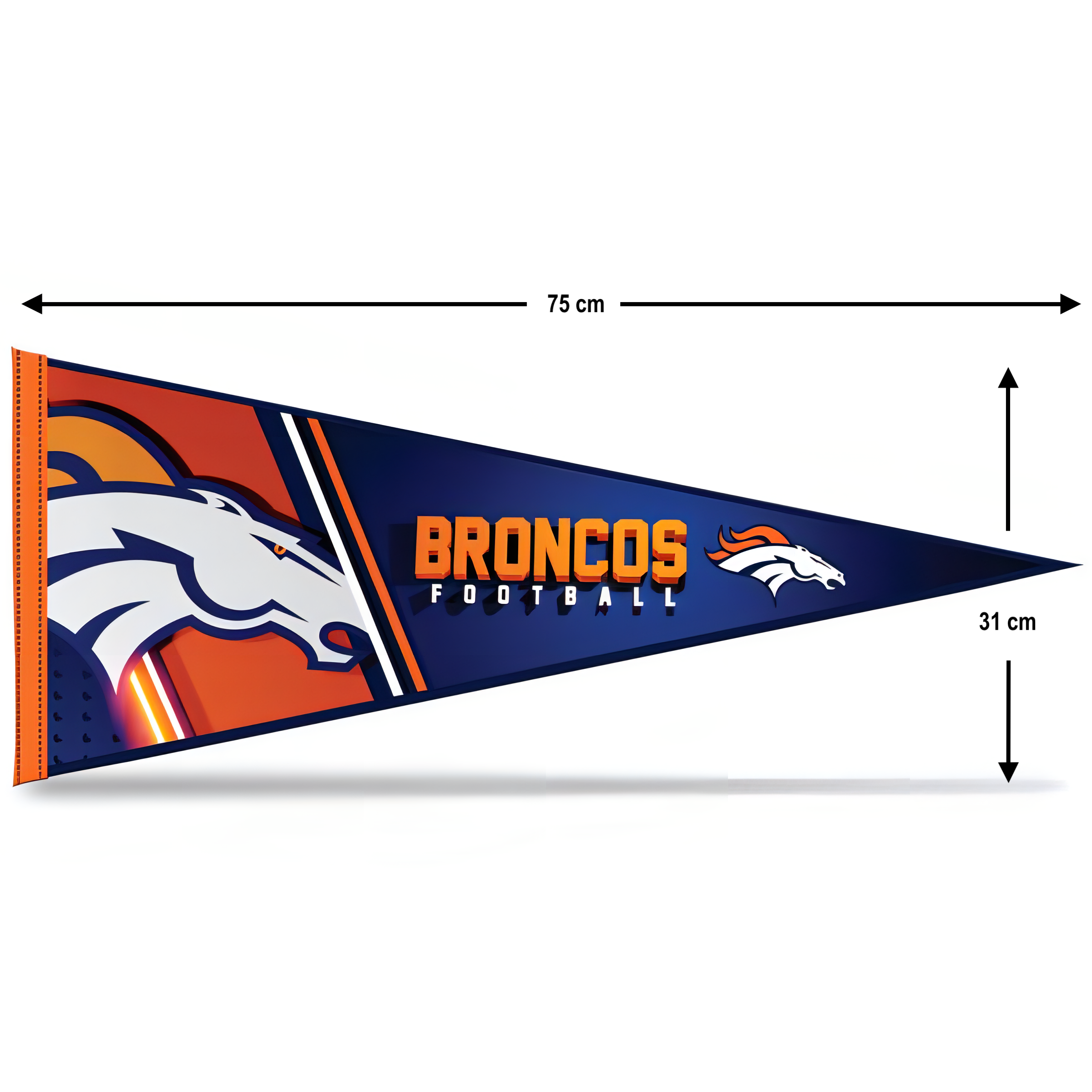 Banderín Decorativo Premium Pennant NFL Broncos
