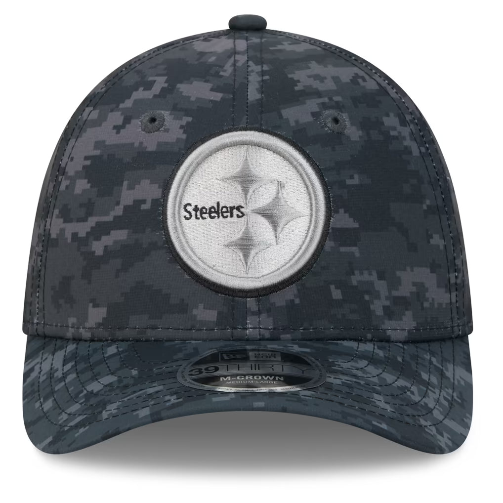 Gorra New Era 3930 Salute To Service 26 Steelers