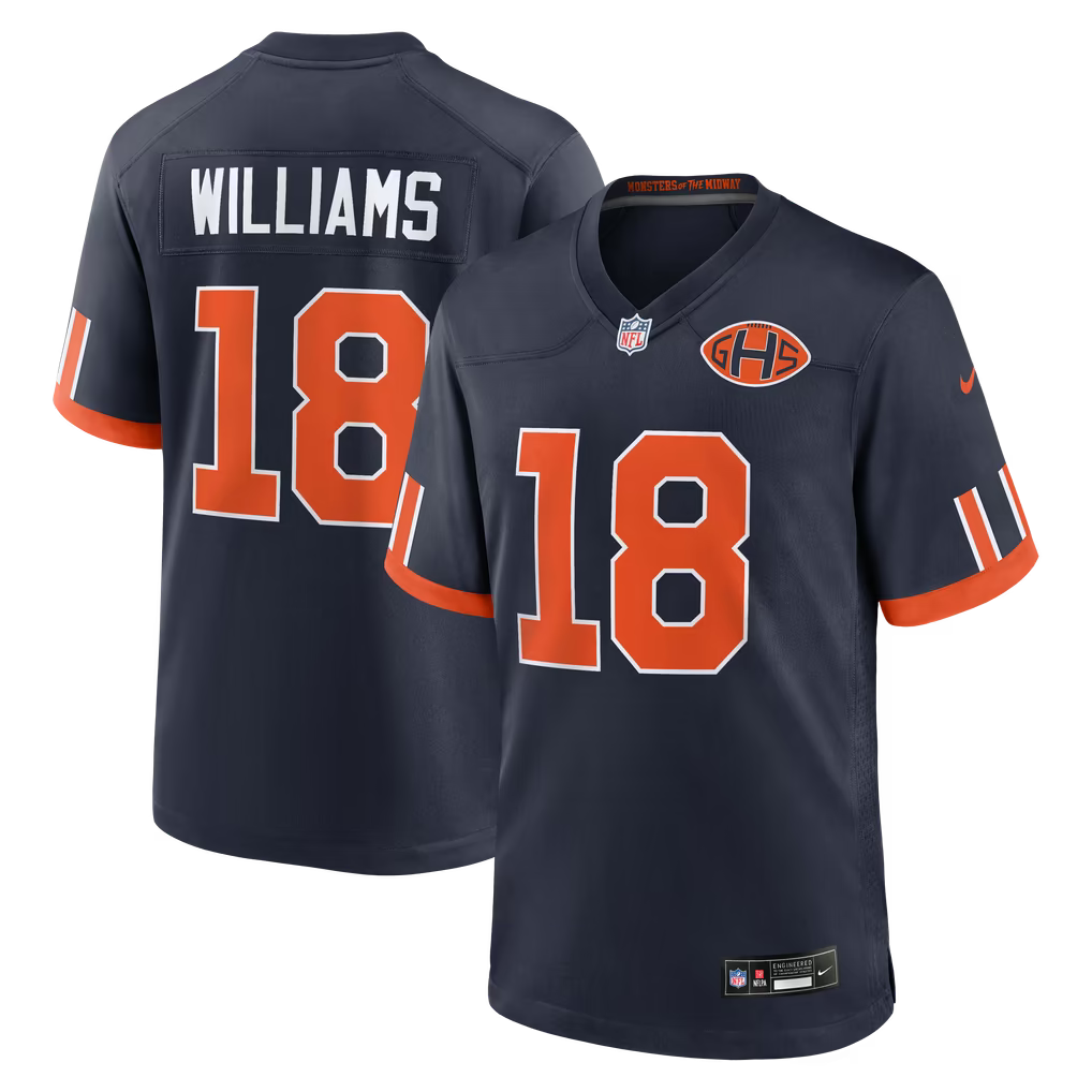 Jersey Game Rivalries 26 Bears Williams