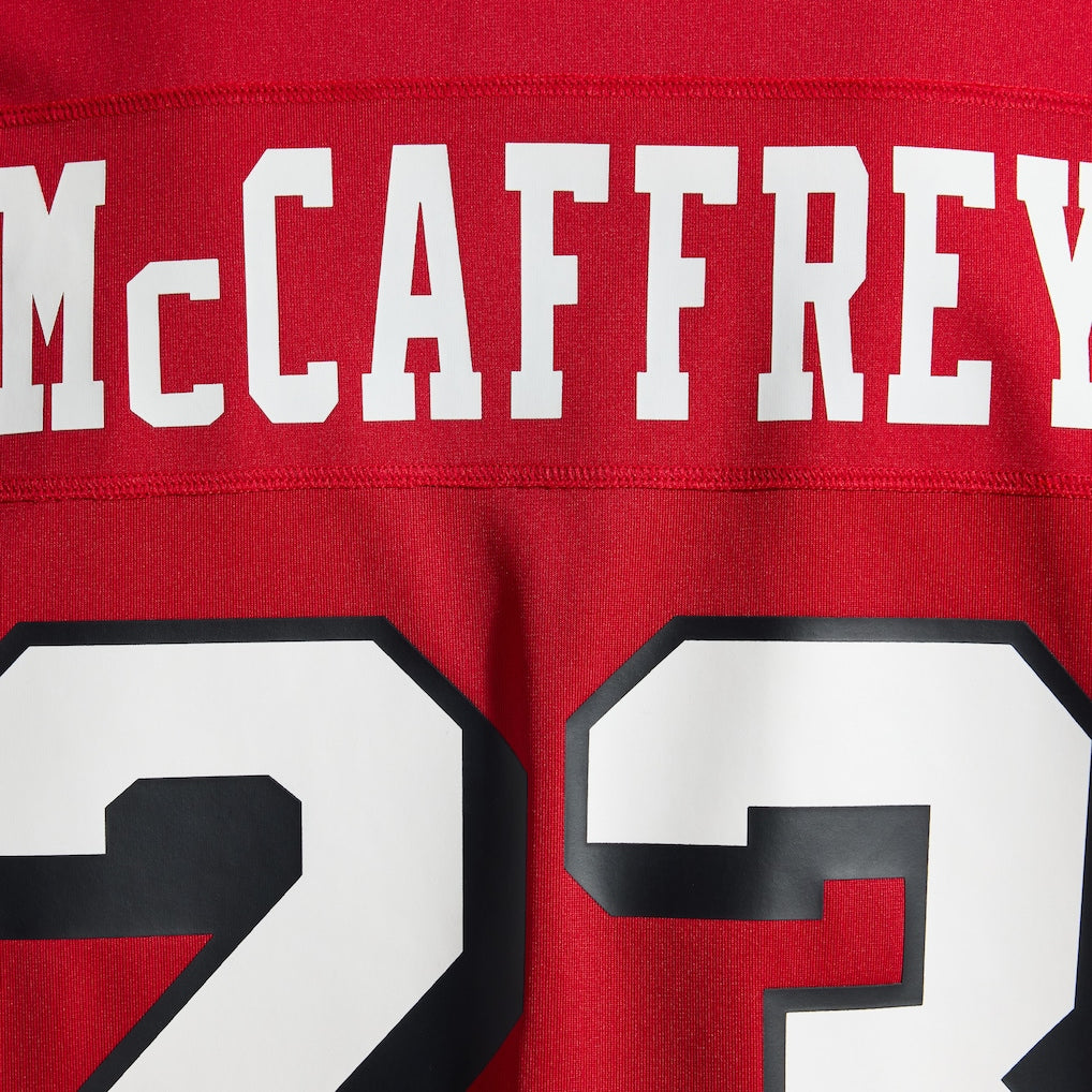 Jersey Game NFL 49ers Christian McCaffrey Alt Adulto