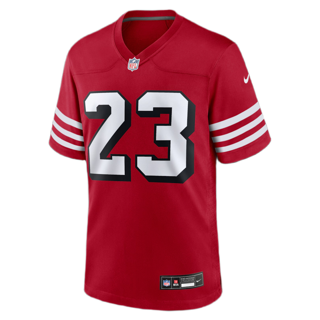 Jersey Game NFL 49ers Christian McCaffrey Alt Adulto