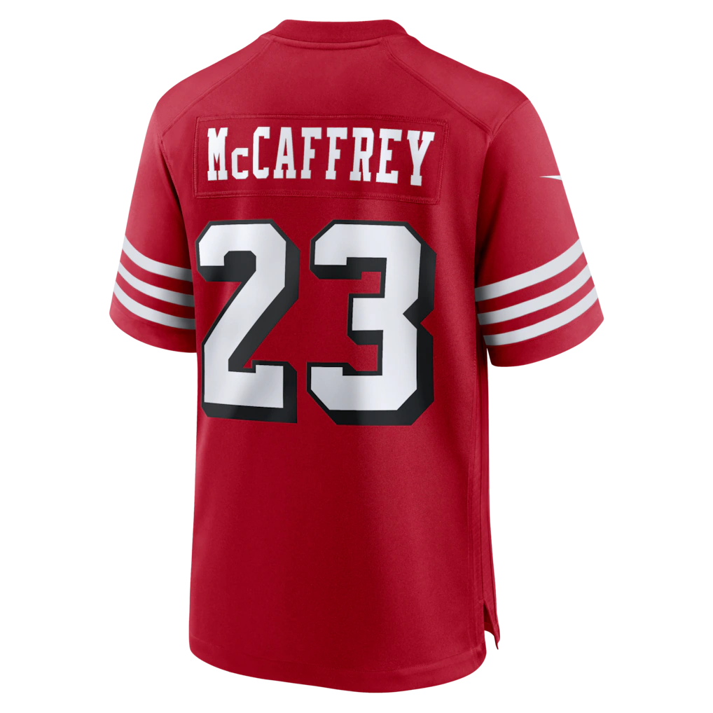 Jersey Game NFL 49ers Christian McCaffrey Alt Adulto