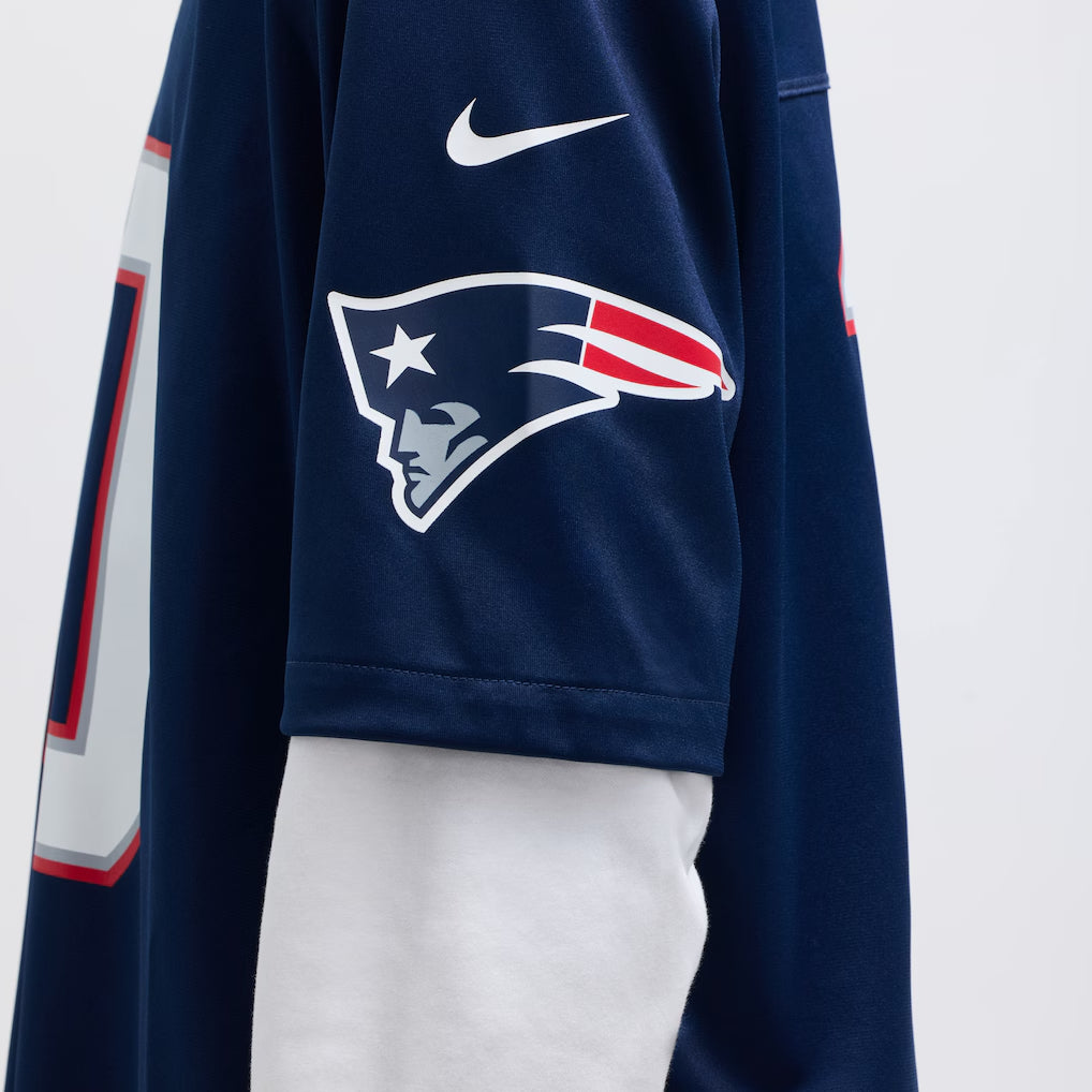 Jersey Game NFL Patriots Drake Maye Adulto