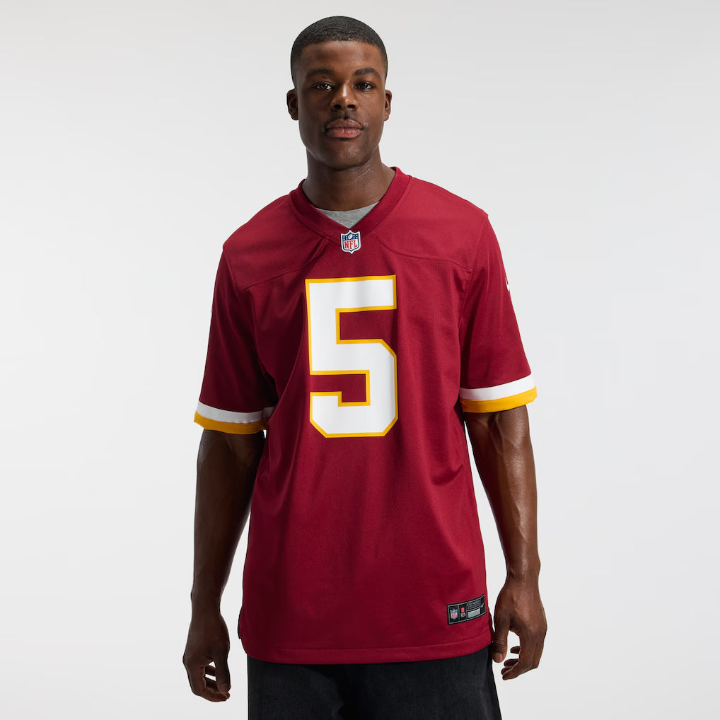 Jersey Game NFL Commanders Jayden Daniels TC Adulto 26