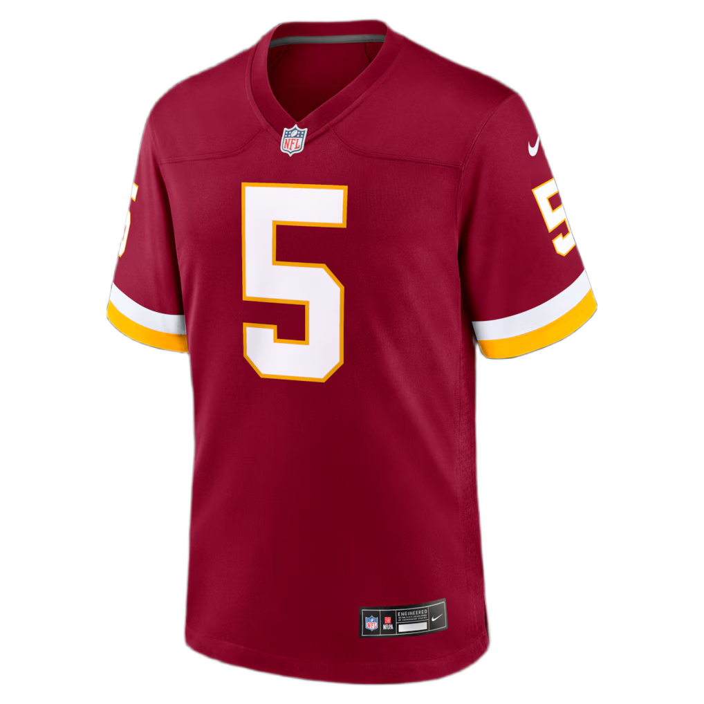 Jersey Game NFL Commanders Jayden Daniels TC Adulto 26