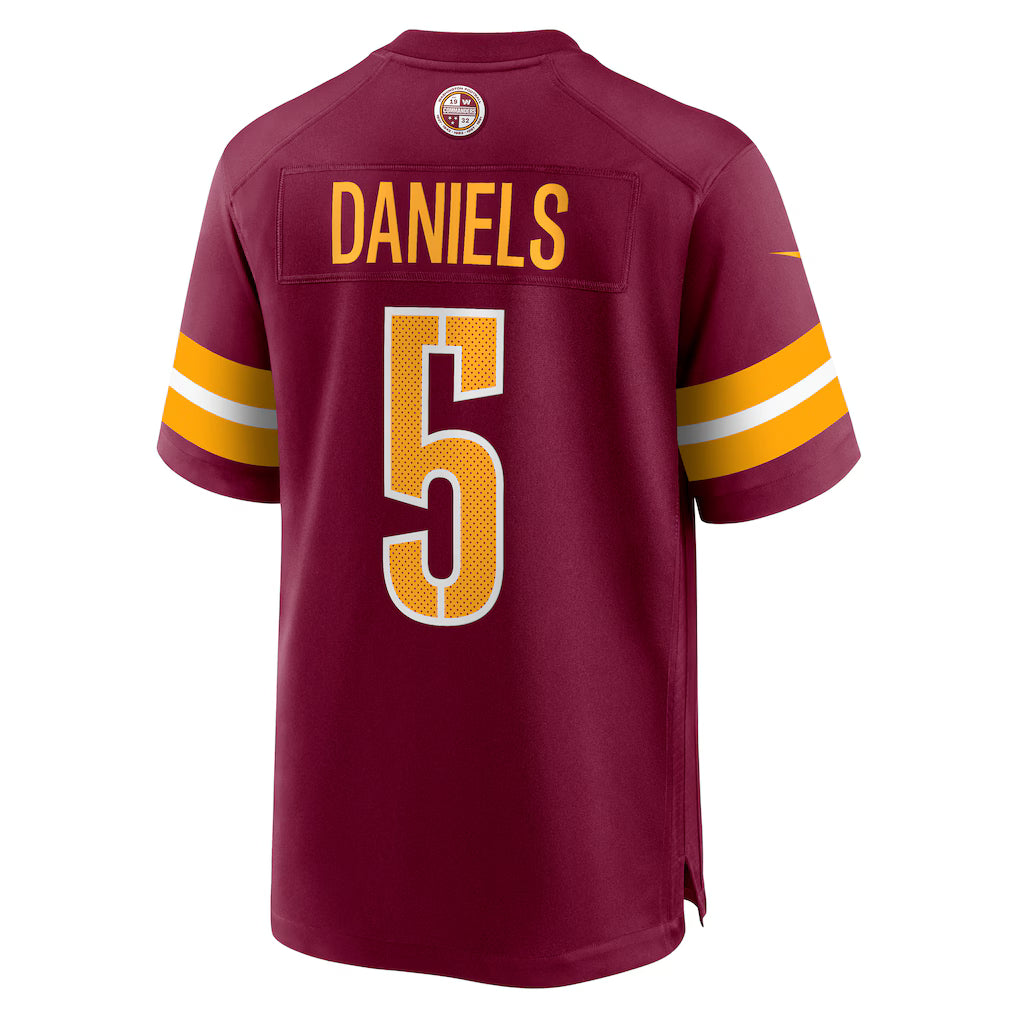 Jersey Game NFL Commanders Jayden Daniels TC Adulto