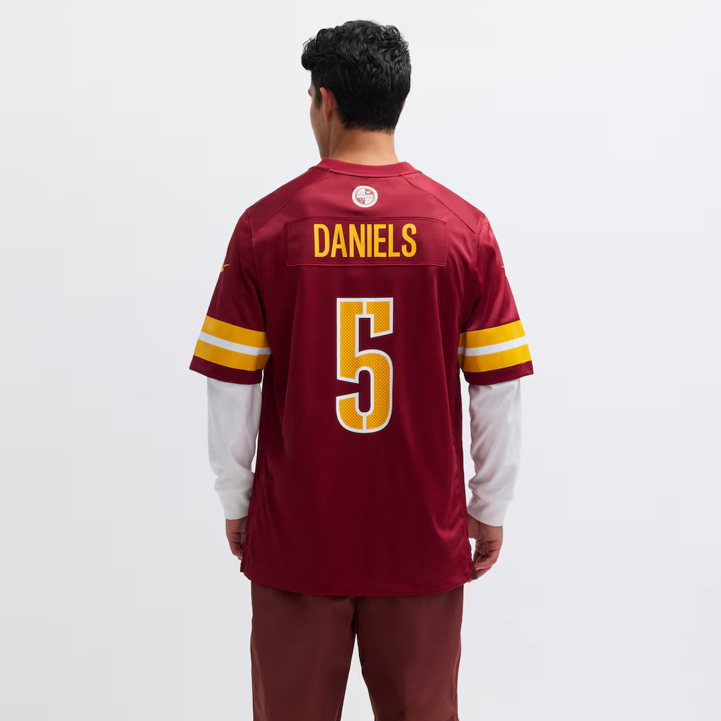 Jersey Game NFL Commanders Jayden Daniels TC Adulto
