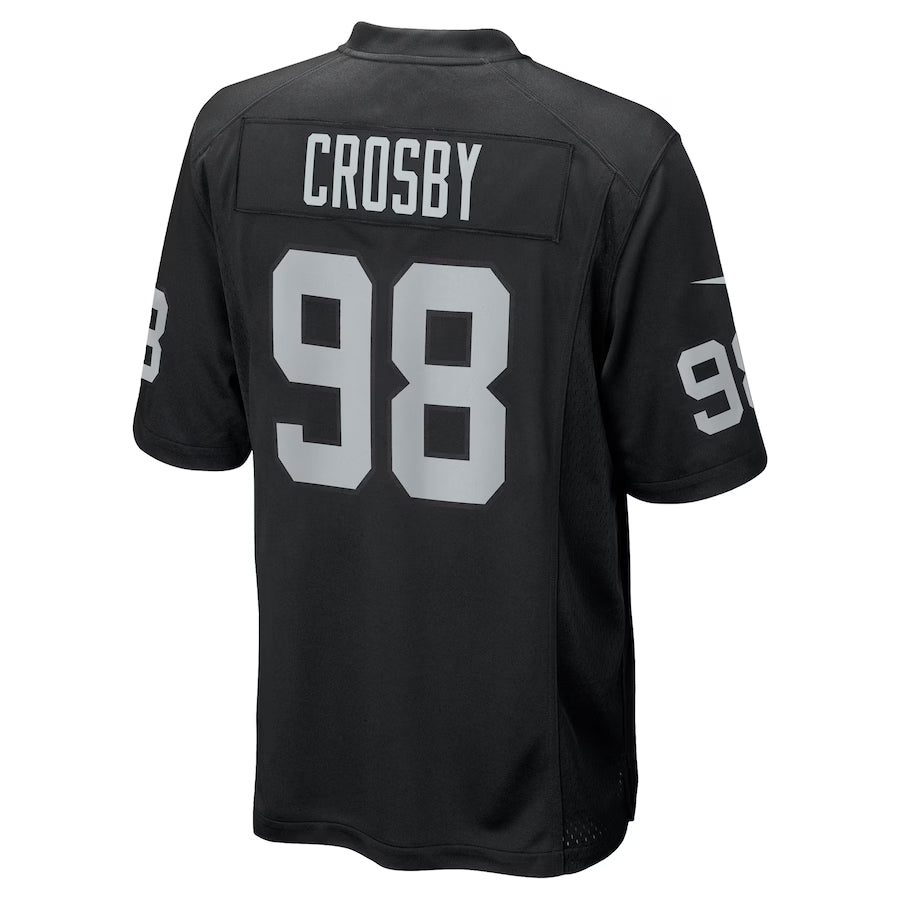 Jersey Game NFL Raiders Maxx Crosby TC Youth
