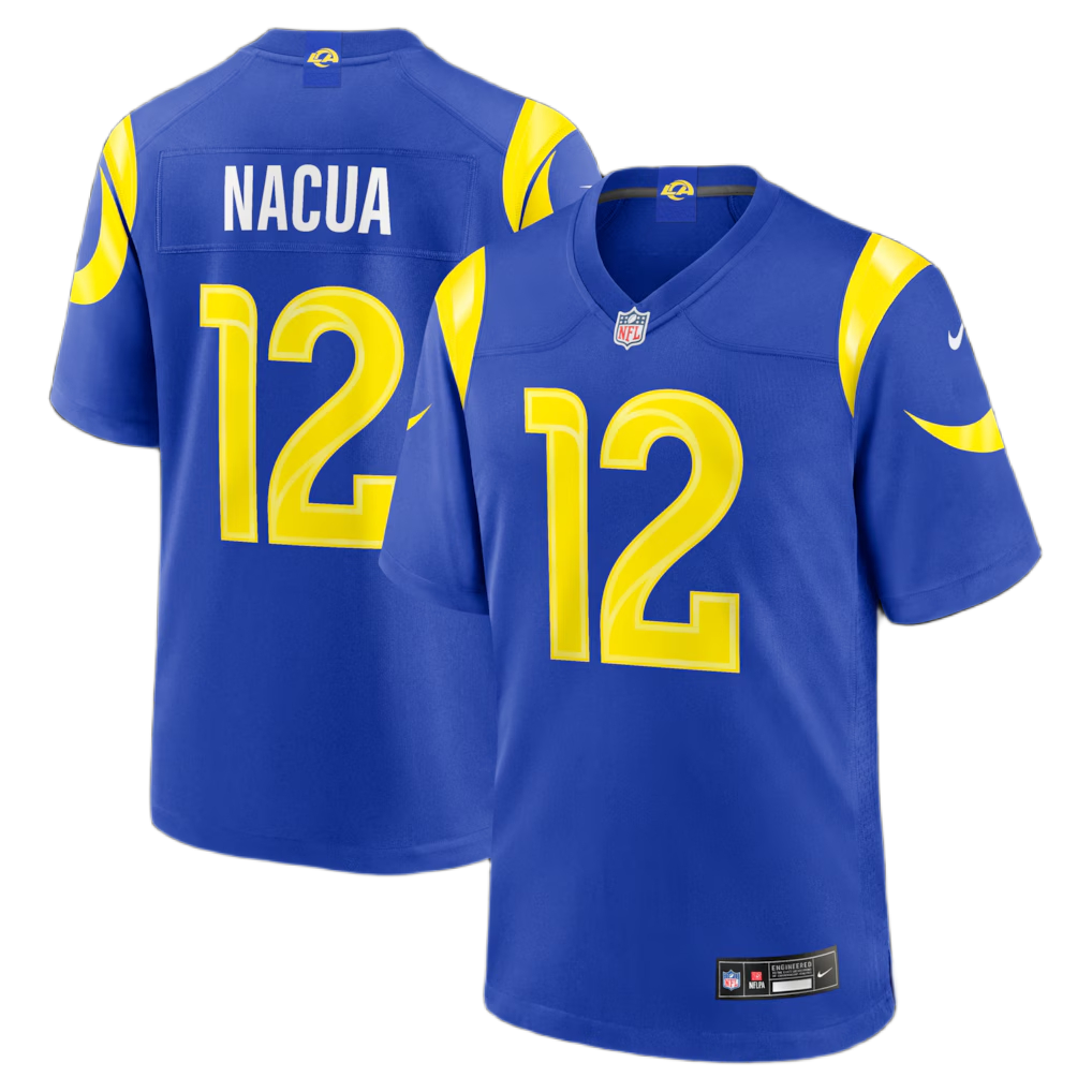 Jersey Game NFL Rams Puka Nacua Adulto