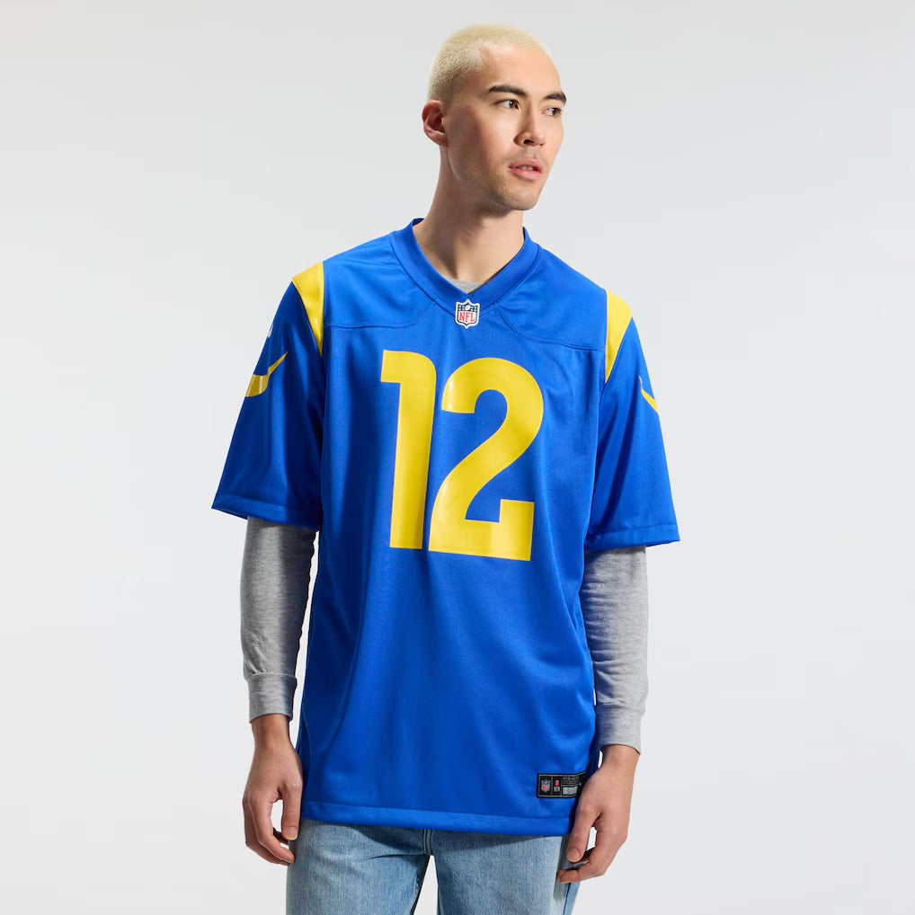 Jersey Game NFL Rams Puka Nacua Adulto