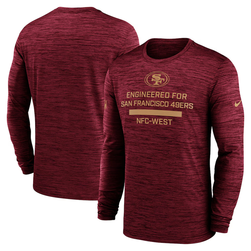 Playera Nike 25 Velocity ML 49ers