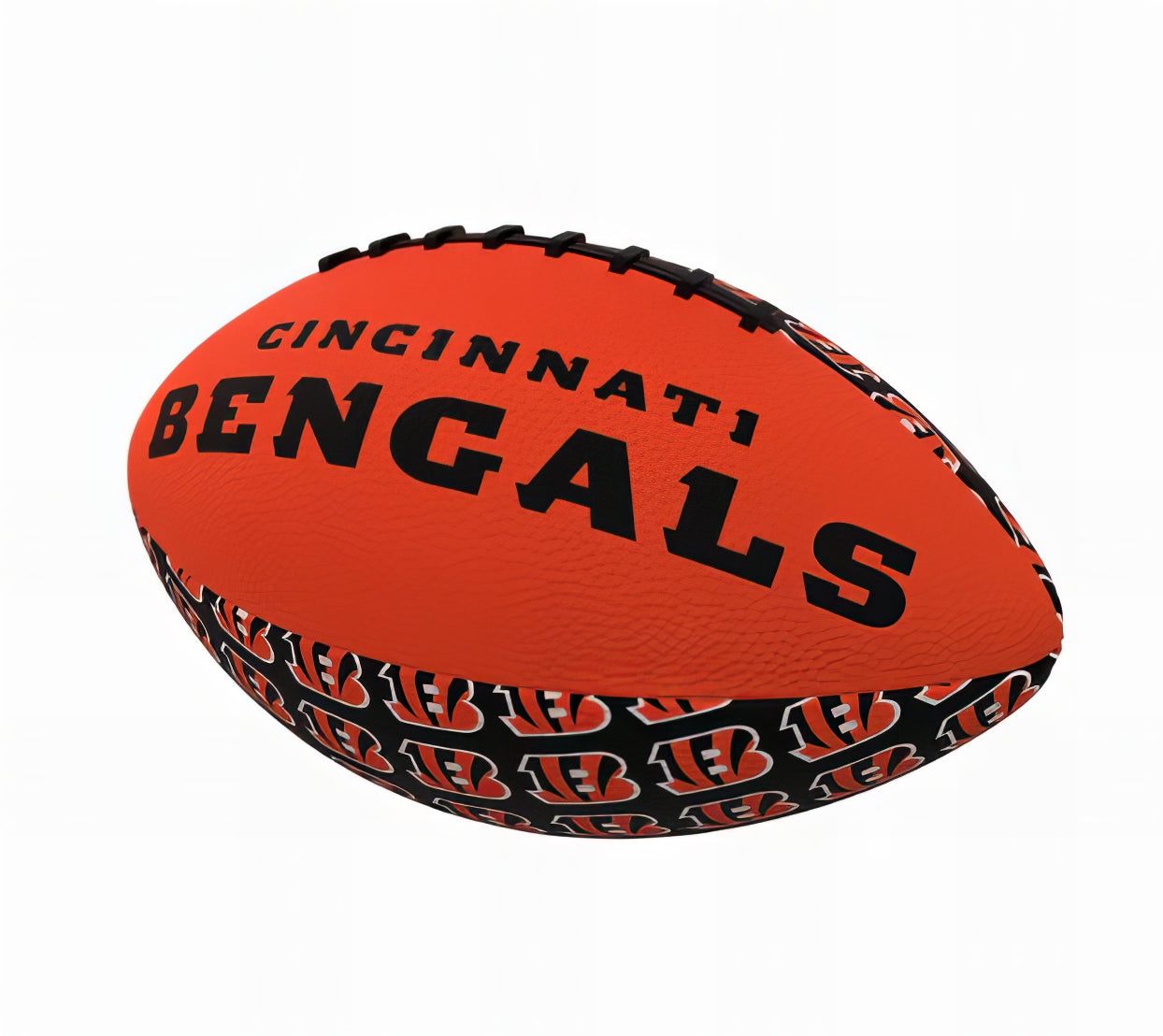 Balon Rubber Mini Size Logo Bengals - NERIAS DEPORTES