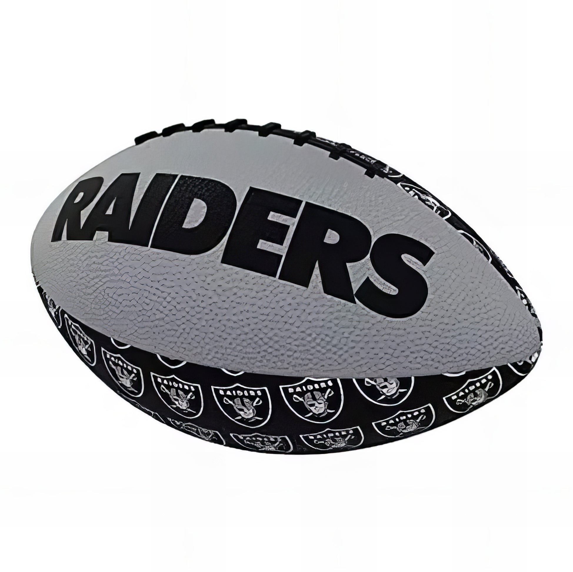 Balon Rubber Mini Size Logo Raiders - NERIAS DEPORTES