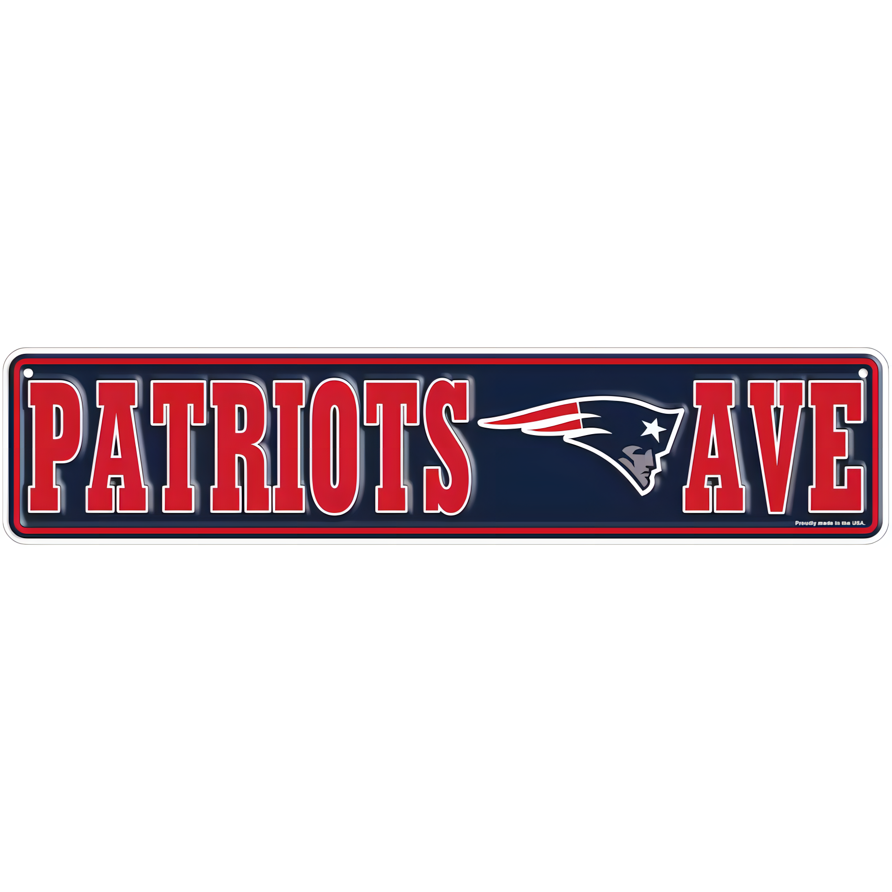 Letrero Metálico NFL Team Boulevard Patriots