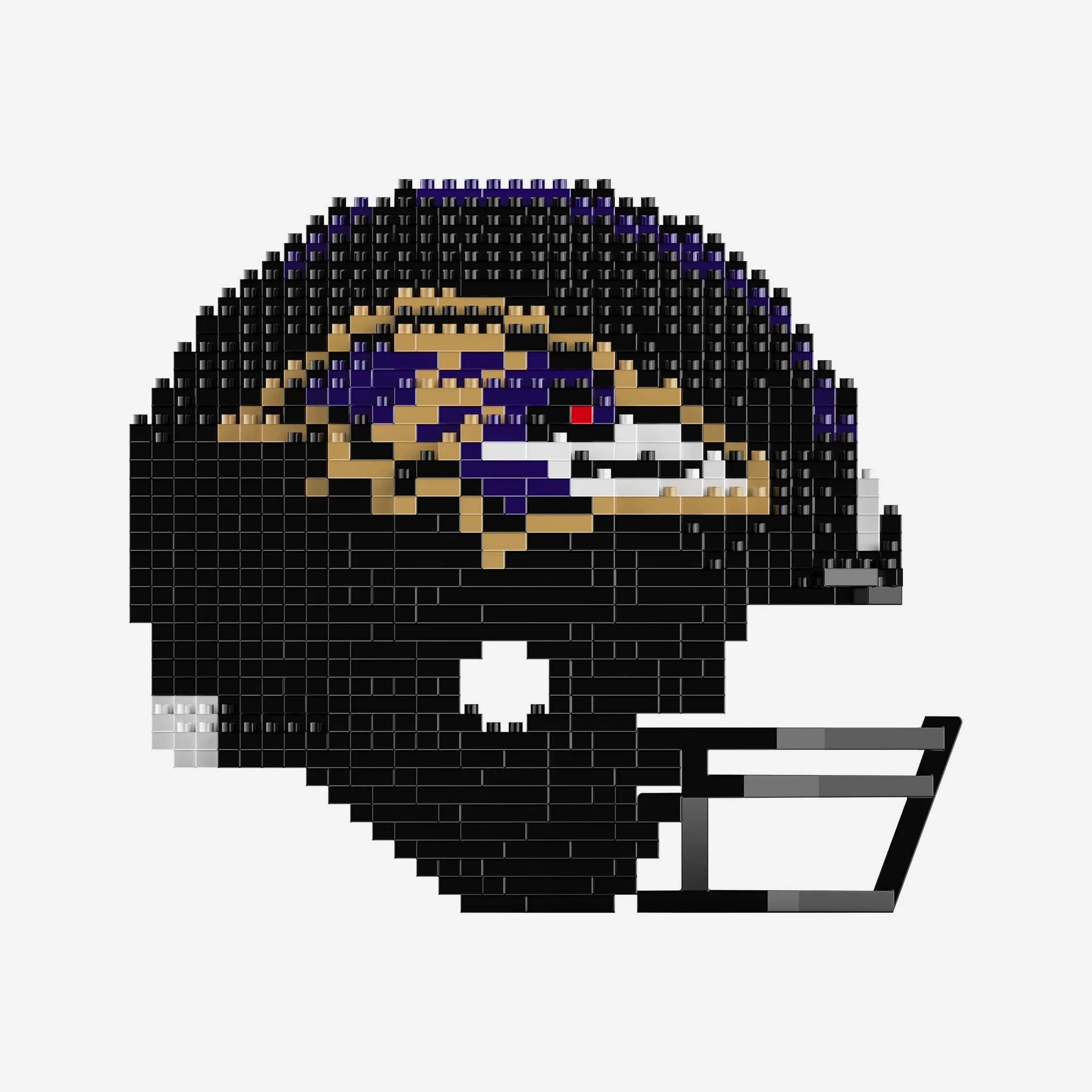 Figura Set Armable Mini Casco 3D Foco NFL Baltimore Ravens - NERIAS DEPORTES