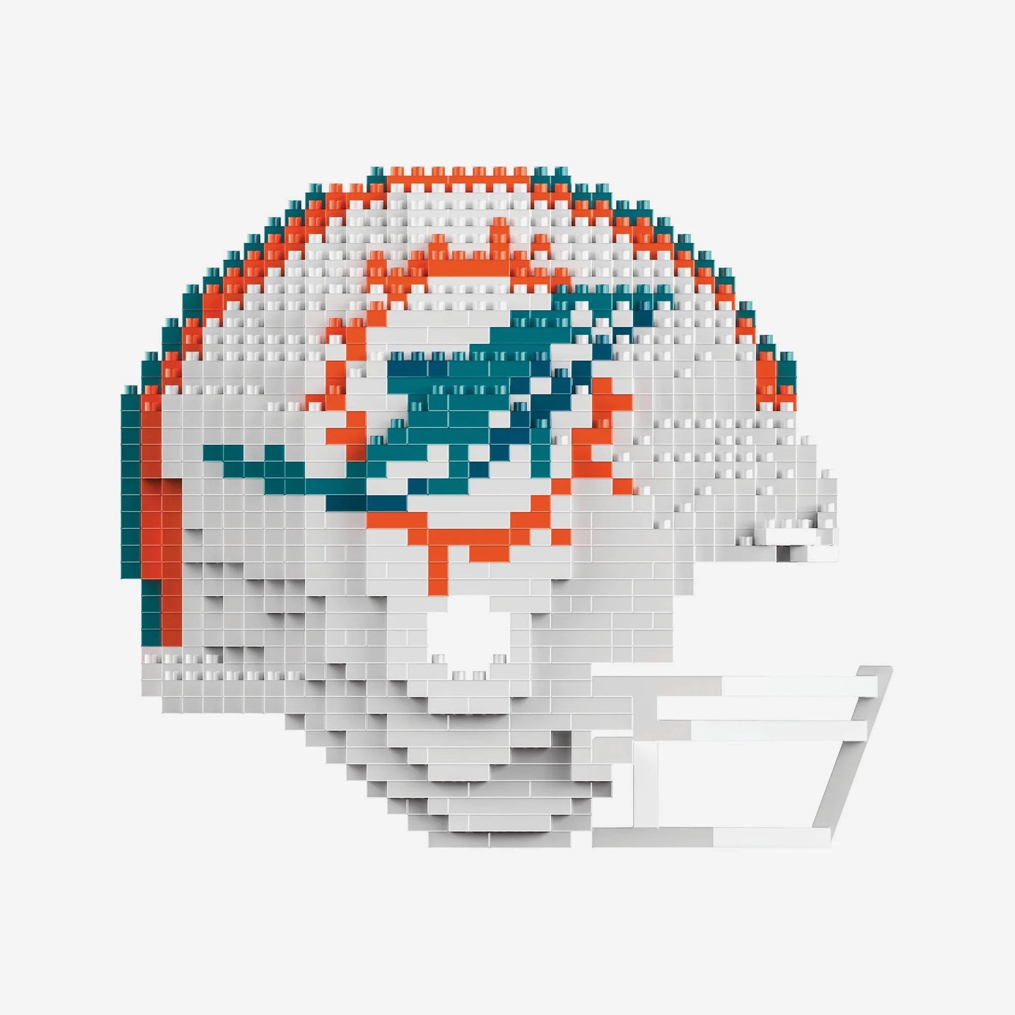 Figura Set Armable Mini Casco 3D Foco NFL Miami Dolphins - NERIAS DEPORTES