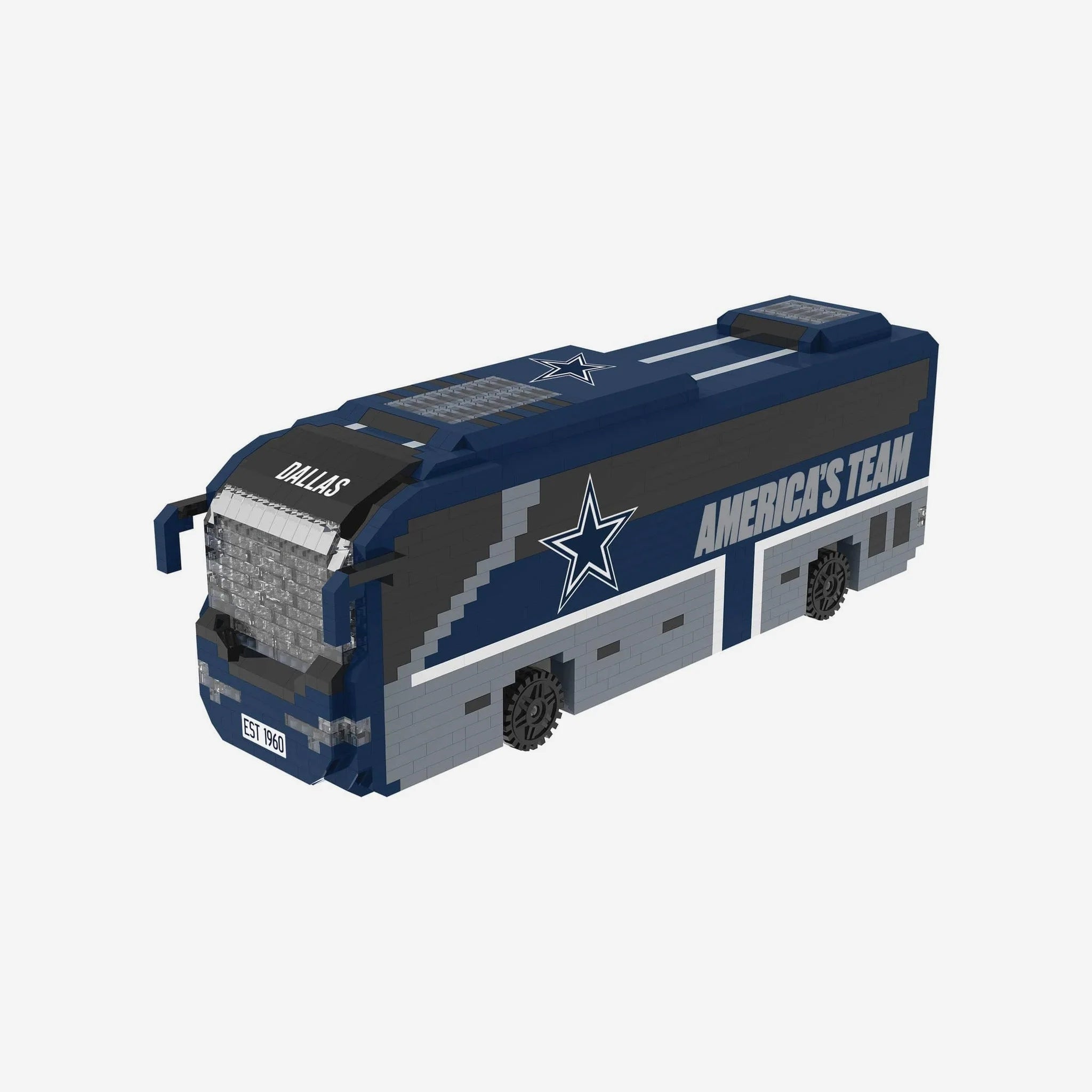 Mini Bus 3D Set Bloques Armable Foco NFL Dallas Cowboys - NERIAS DEPORTES