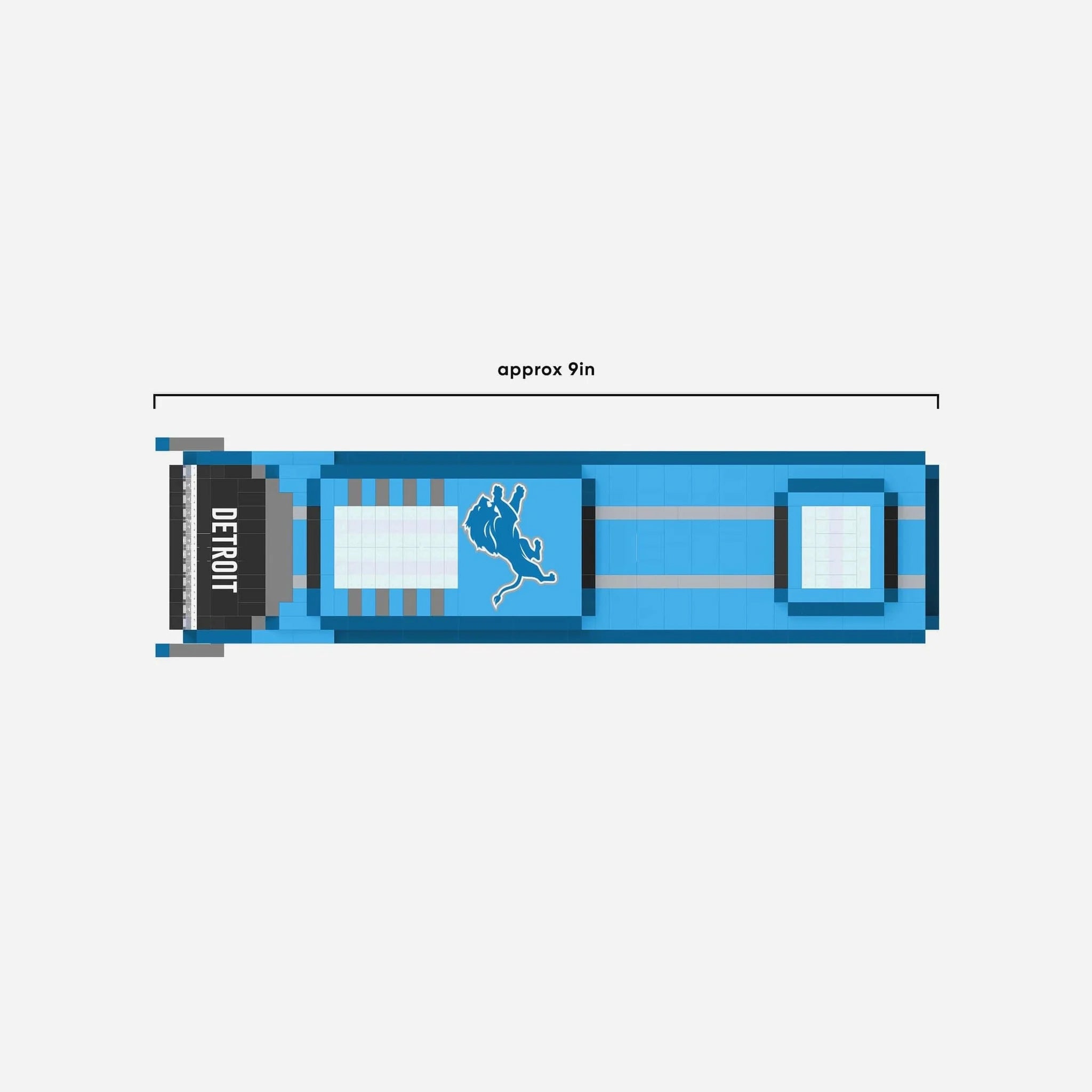 Mini Bus 3D Set Bloques Armable Foco NFL Detroit Lions - NERIAS DEPORTES