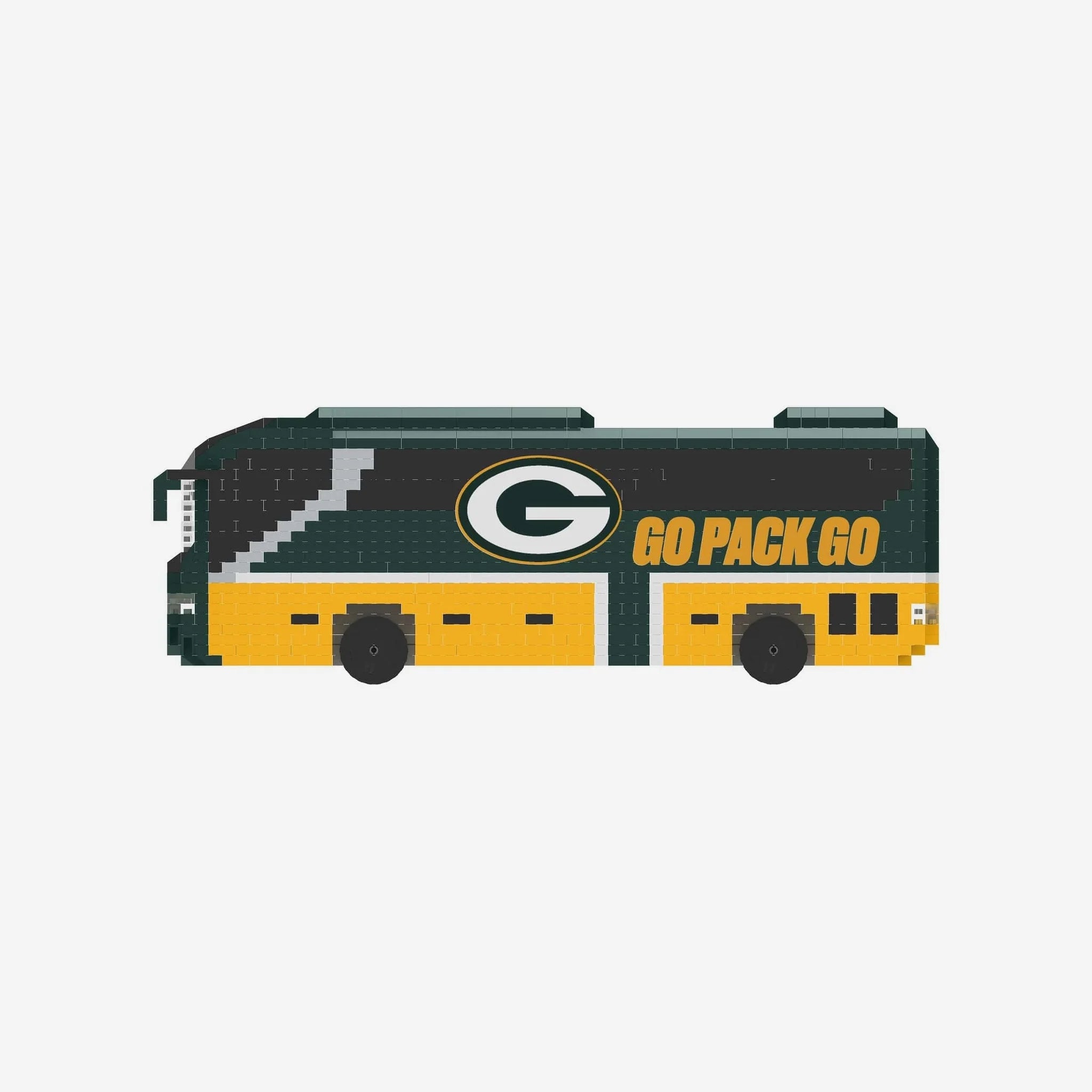 Mini Bus 3D Set Bloques Armable Foco NFL Green Bay Packers - NERIAS DEPORTES