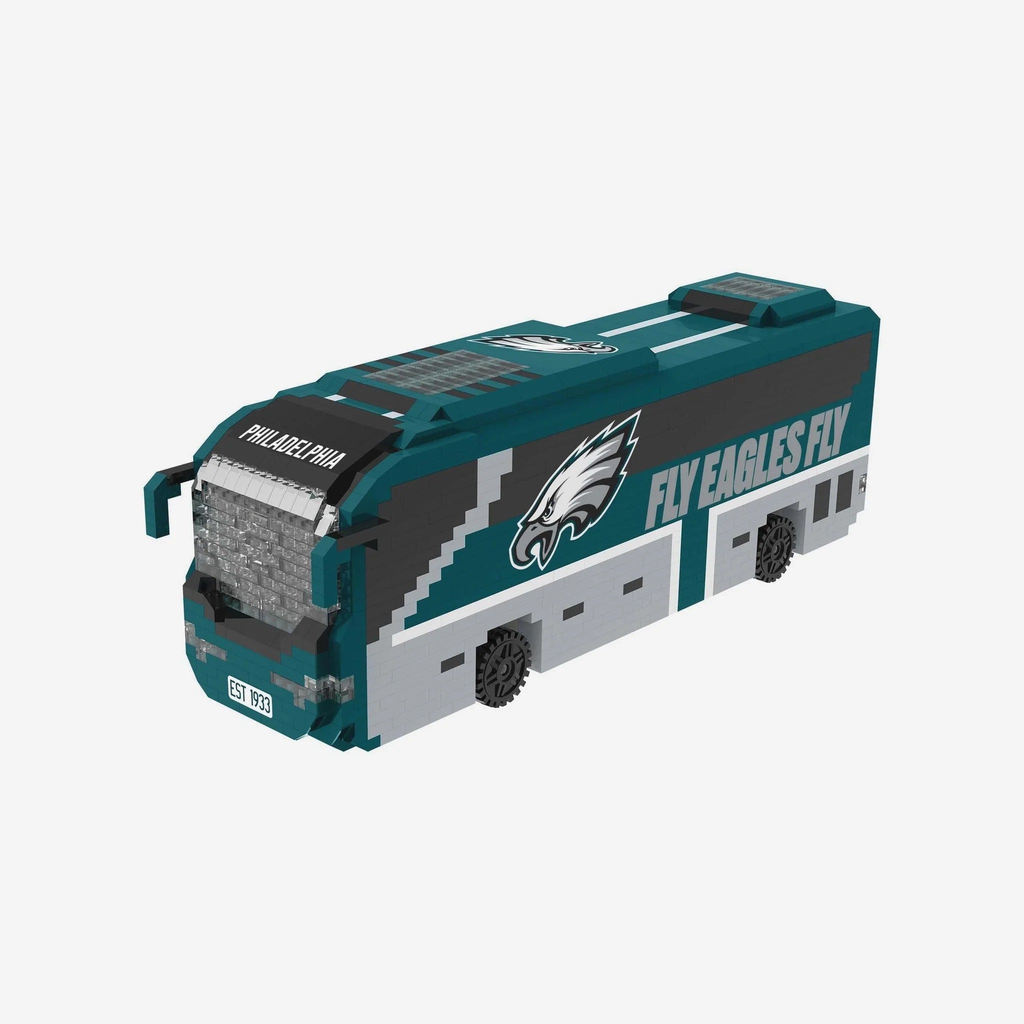 Mini Bus 3D Set Bloques Armable Foco NFL Philadelphia Eagles - NERIAS DEPORTES