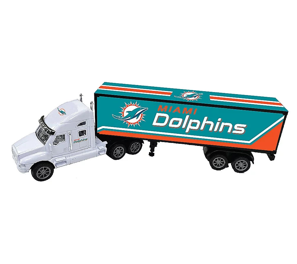 Figura De Colección Trailer Truck Mojo NFL Dolphins - NERIAS DEPORTES