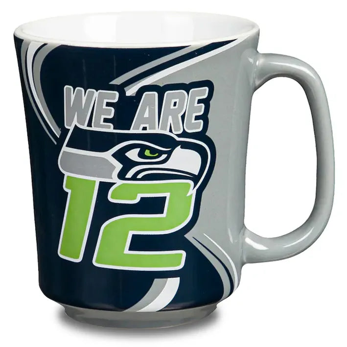 Taza De Cerámica 400ml Evergreen Con Caja Seahawks